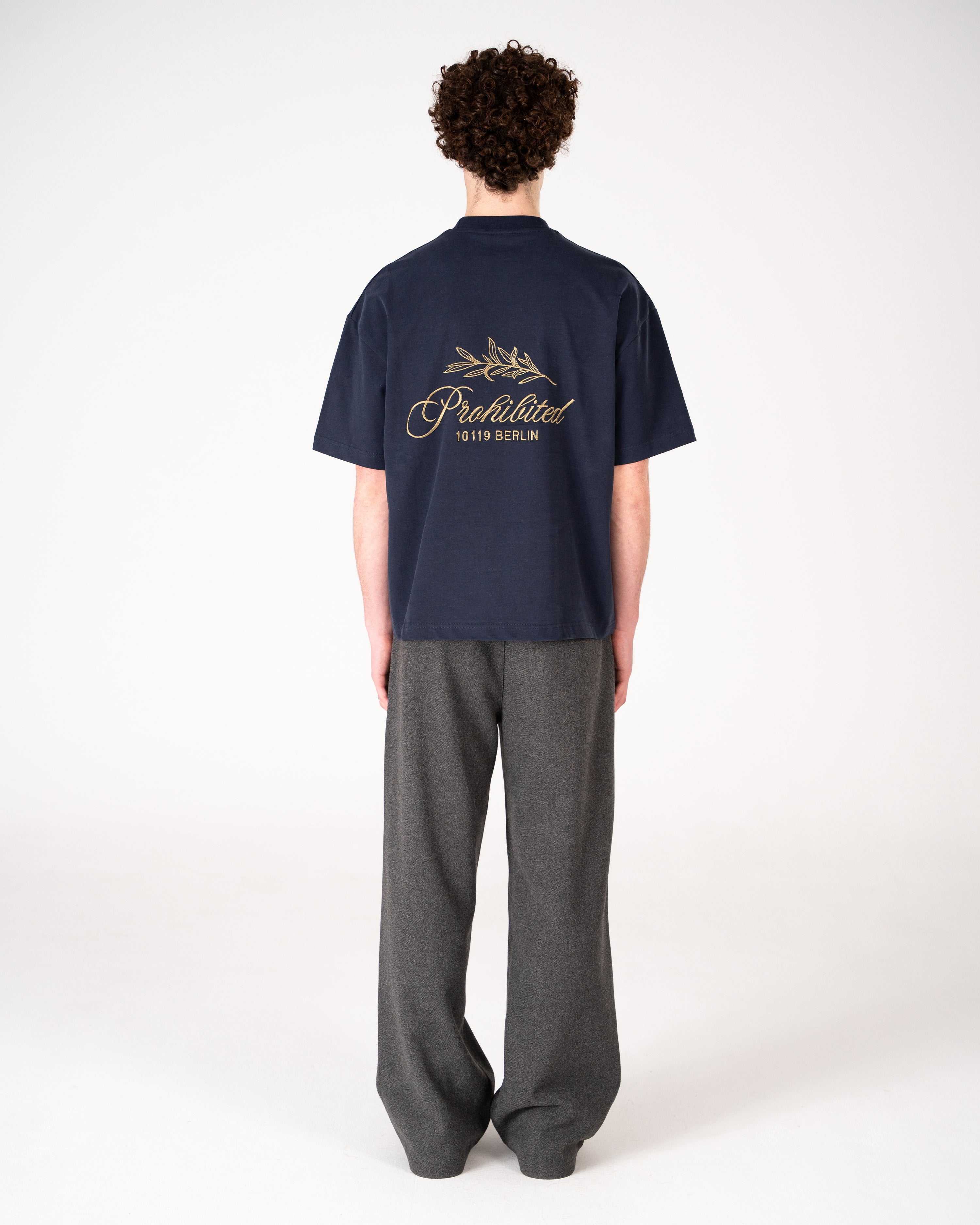 PB Leaf Tee Navy