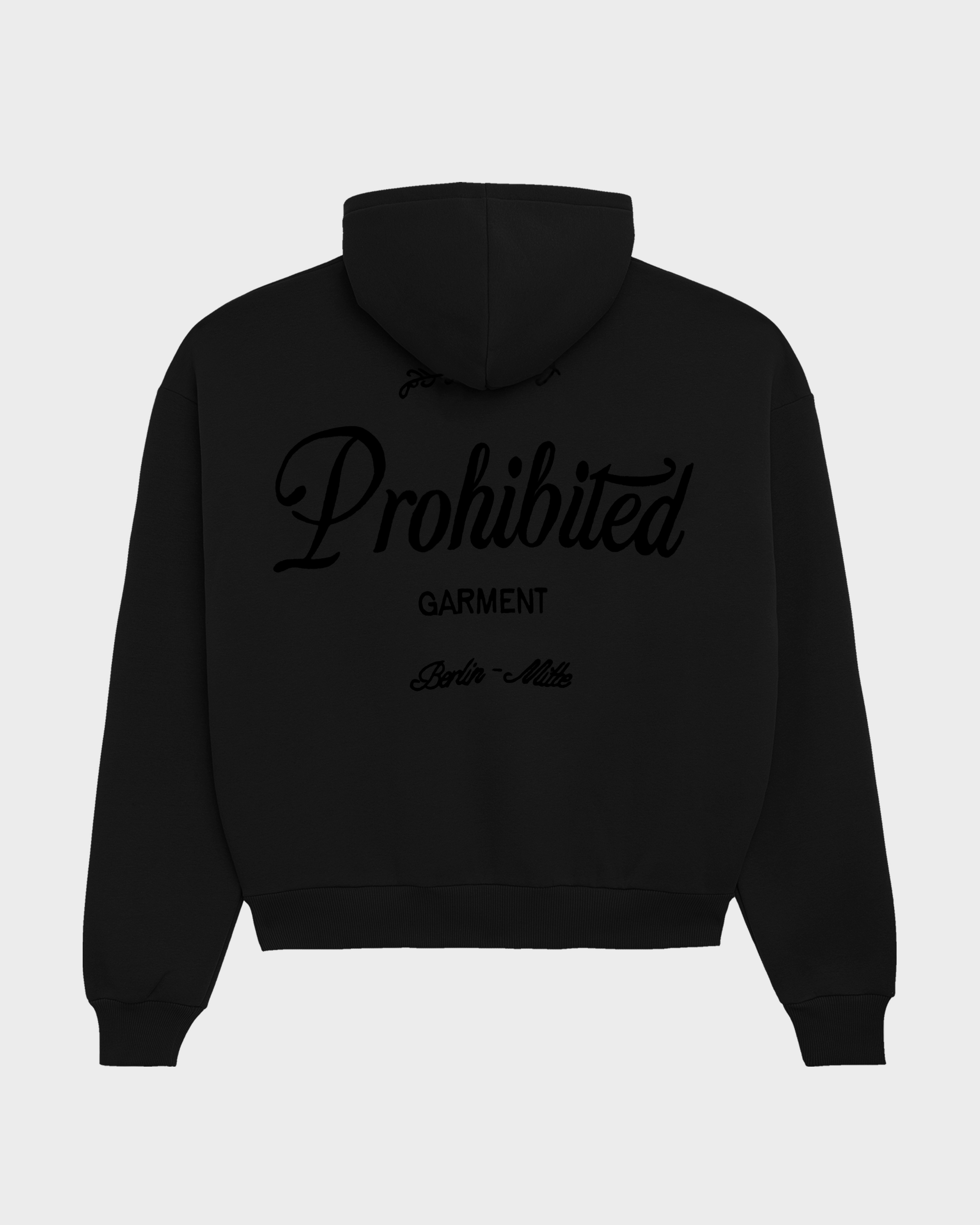 PB Garment Hoodie Black
