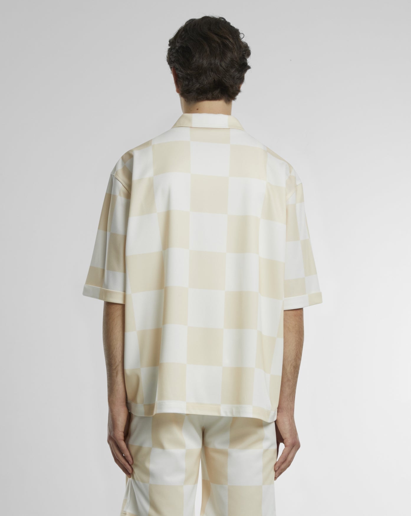 Checkered Shirt | Beige
