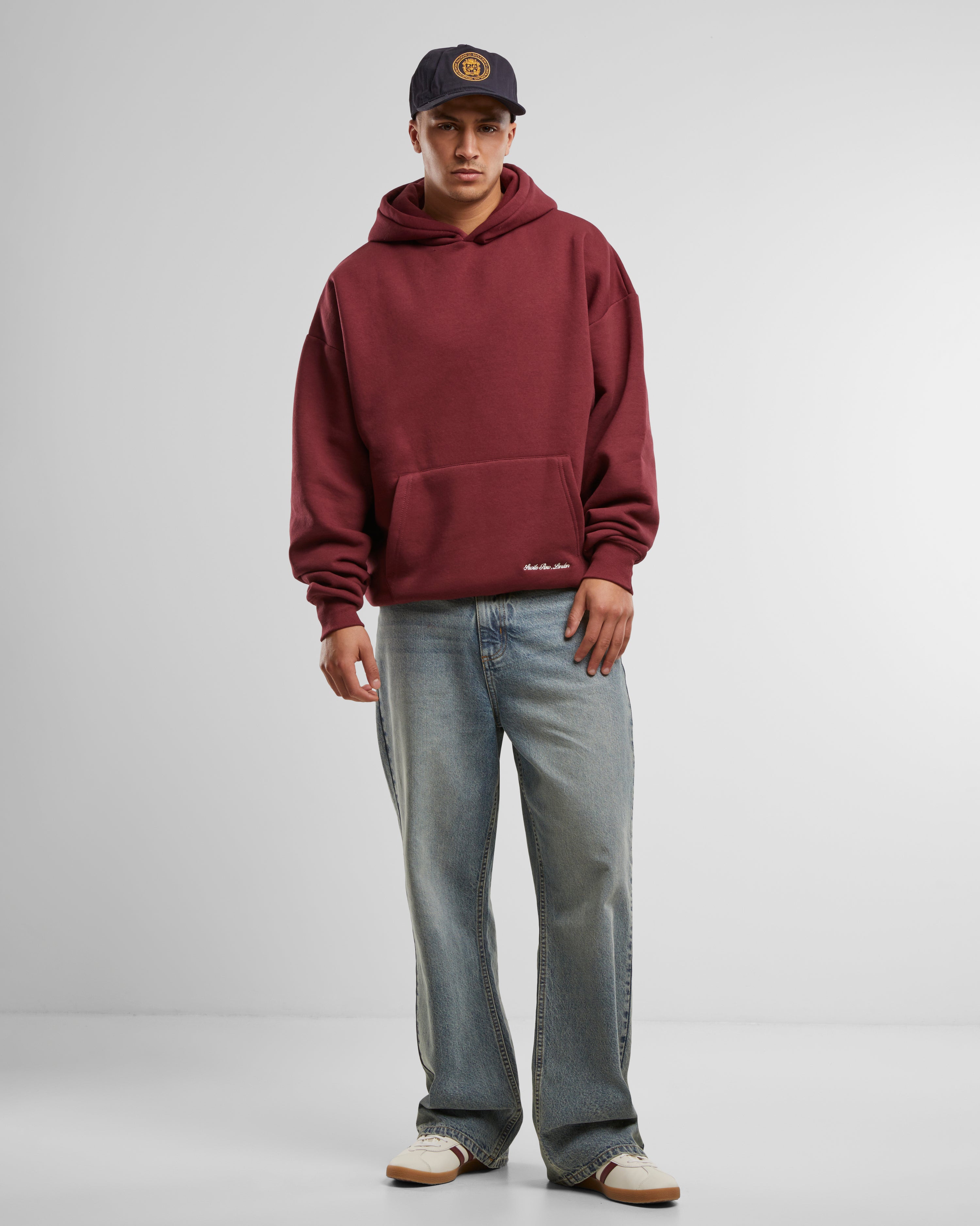 Savile Row Hoodie Bordeaux
