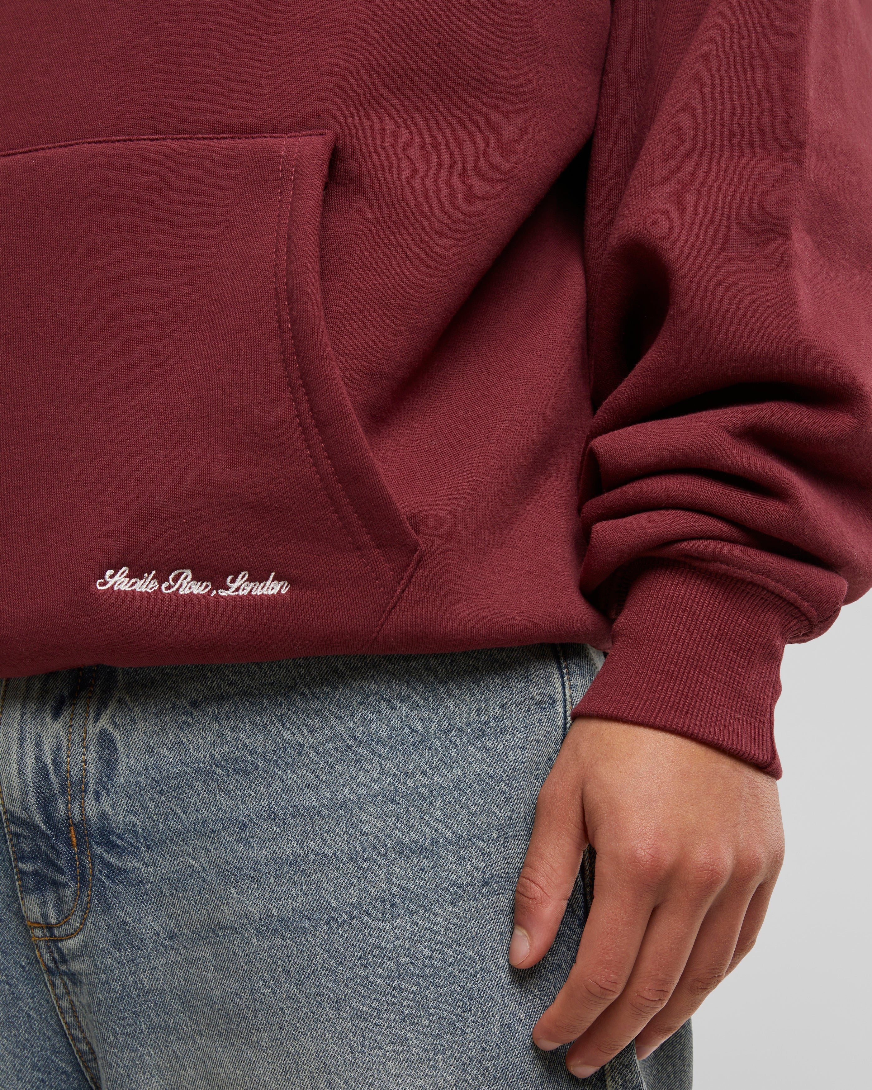 Savile Row Hoodie Bordeaux