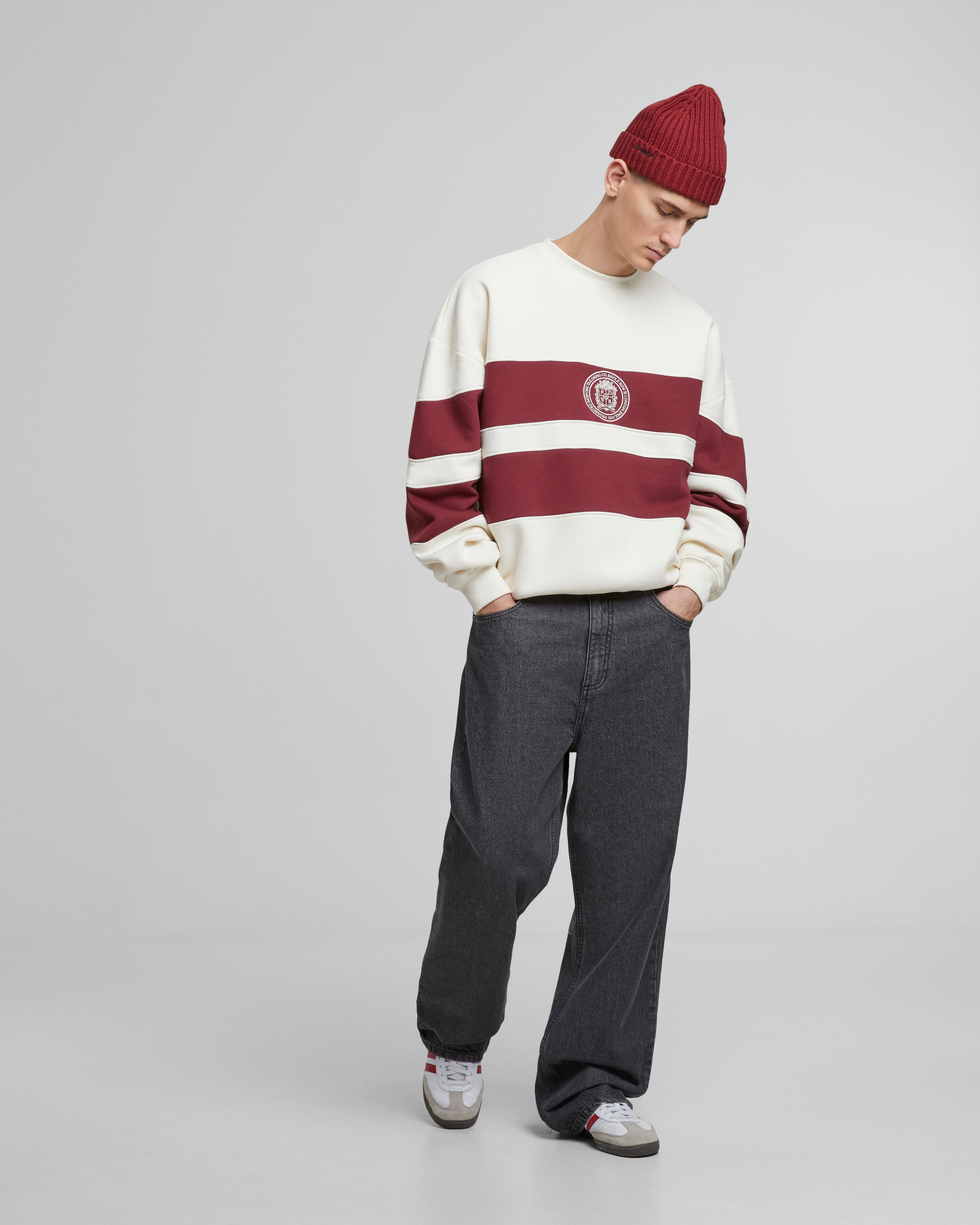 Oxford Crew Neck Cream