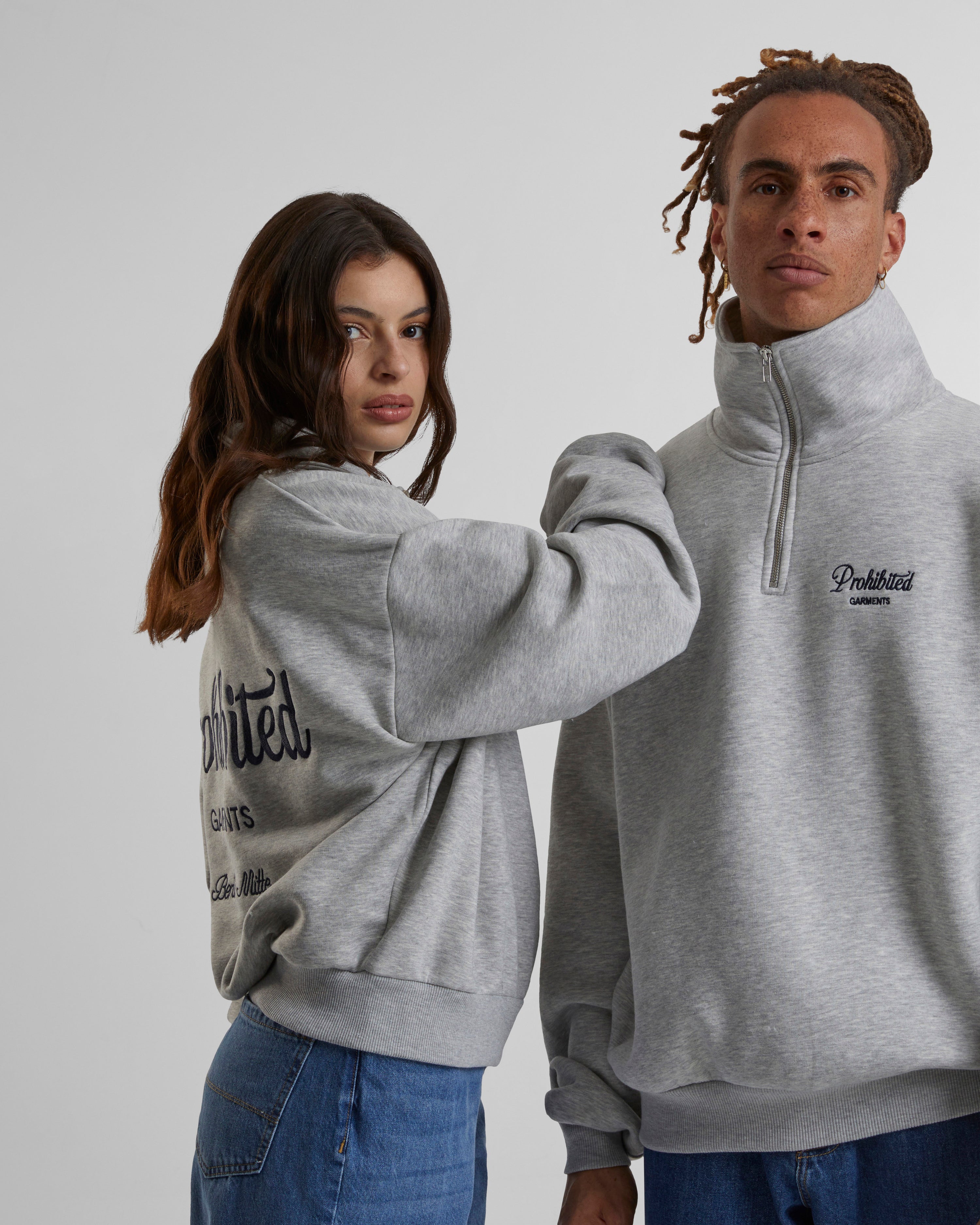 PB Garment Half Zip Navy