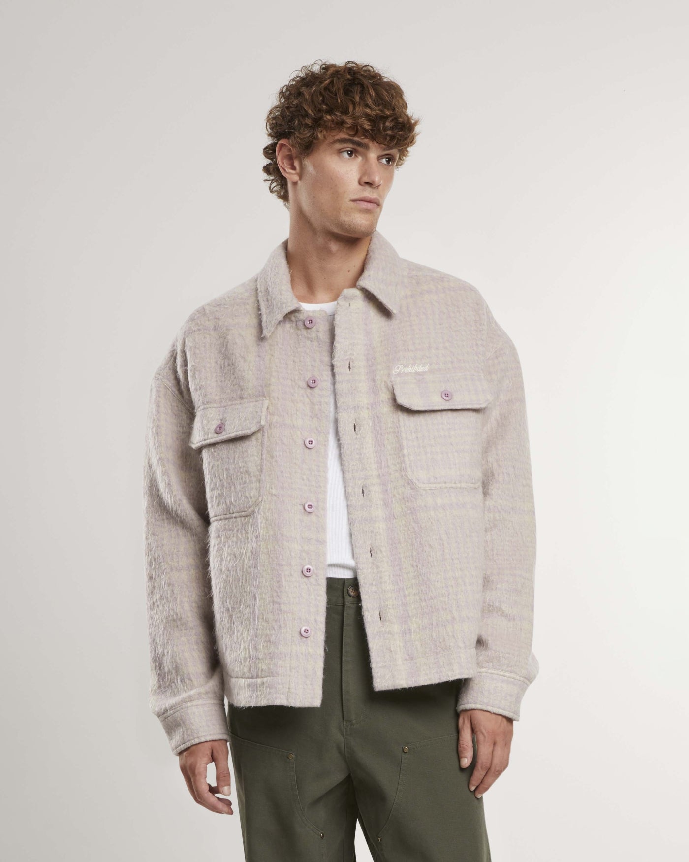 Chelsea Flannel Jacket | Beige