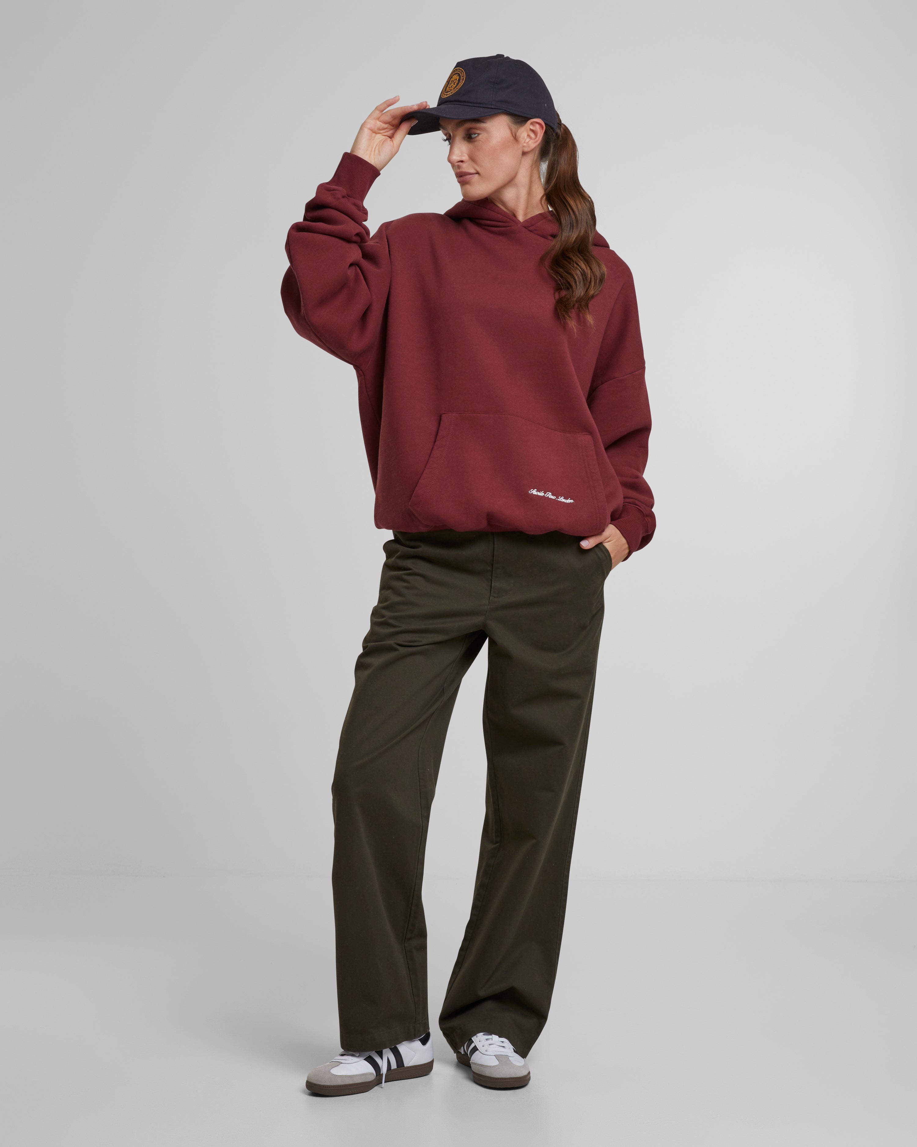 Savile Row Hoodie Bordeaux