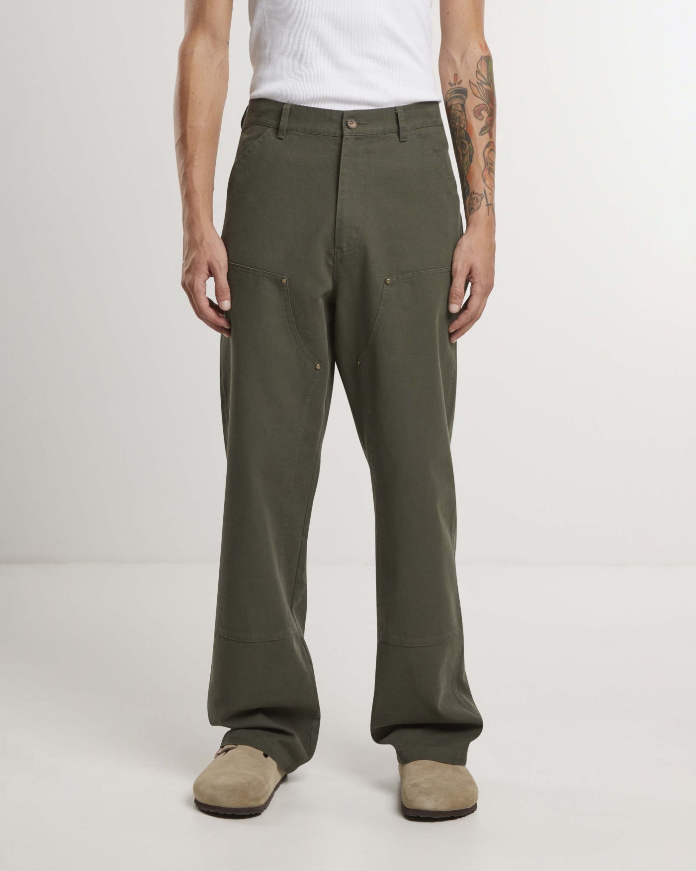 East Ham Carpenter Pants | Green
