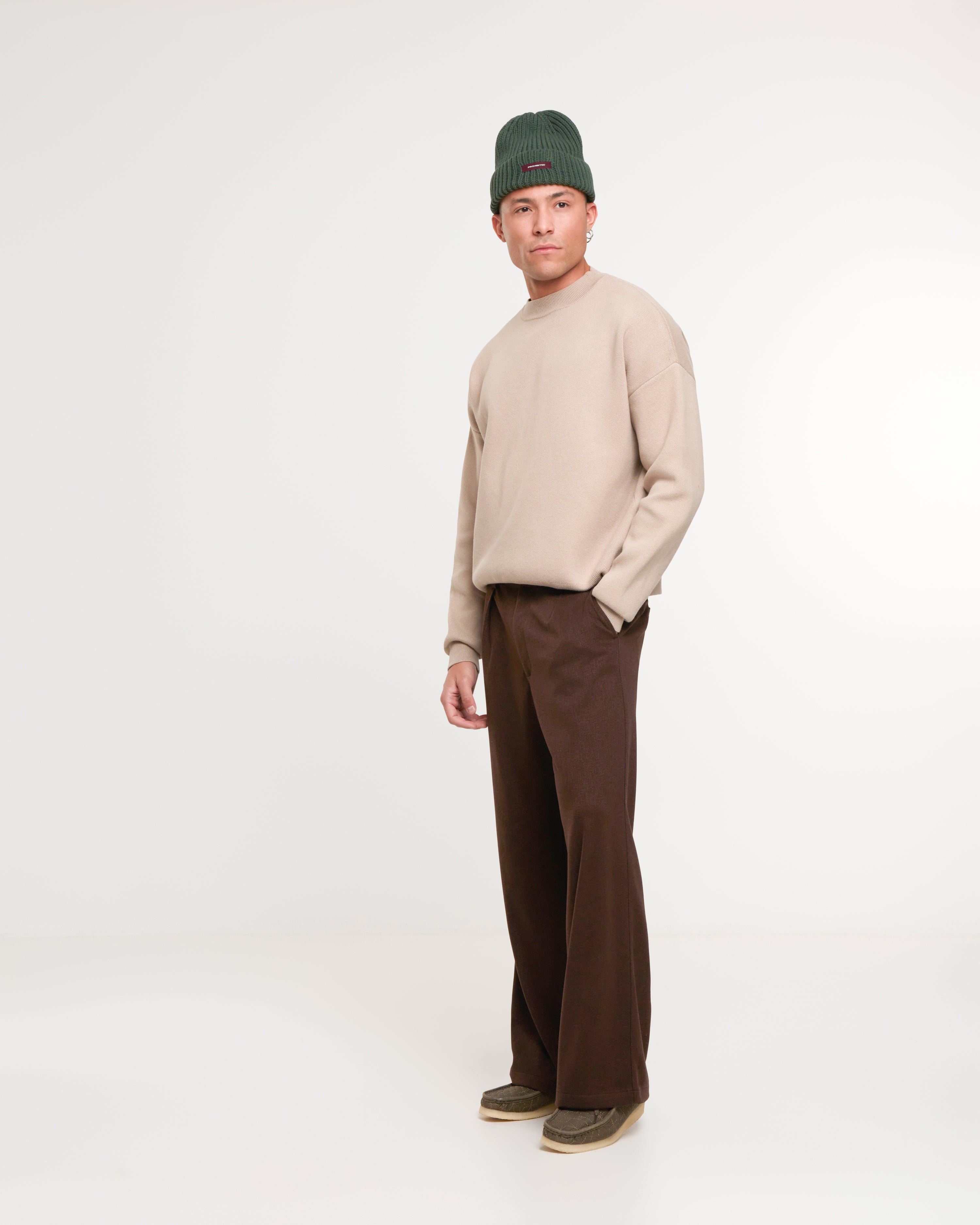 Winter Knit Sweater Beige