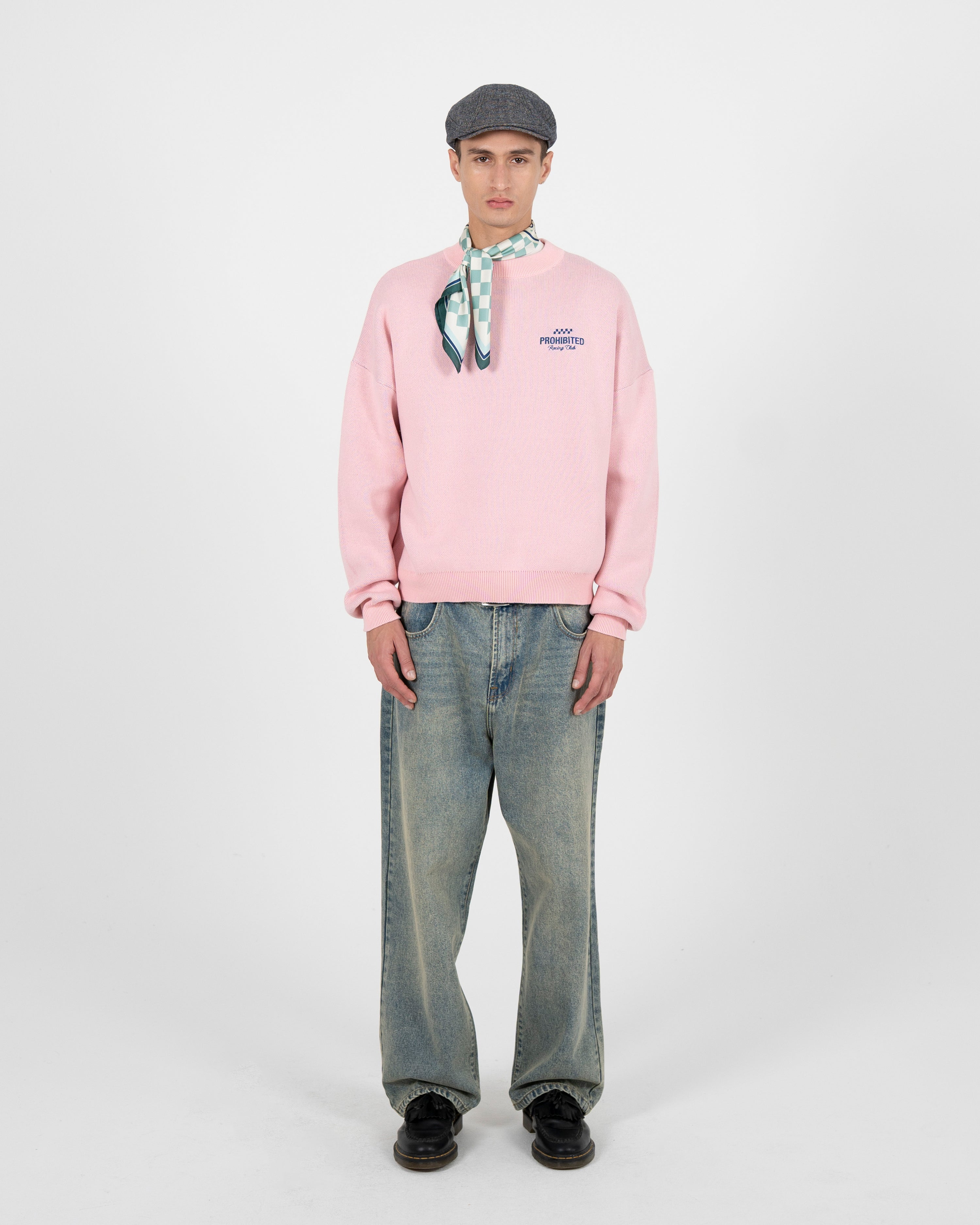 PMCO Checkered Scarf Matcha