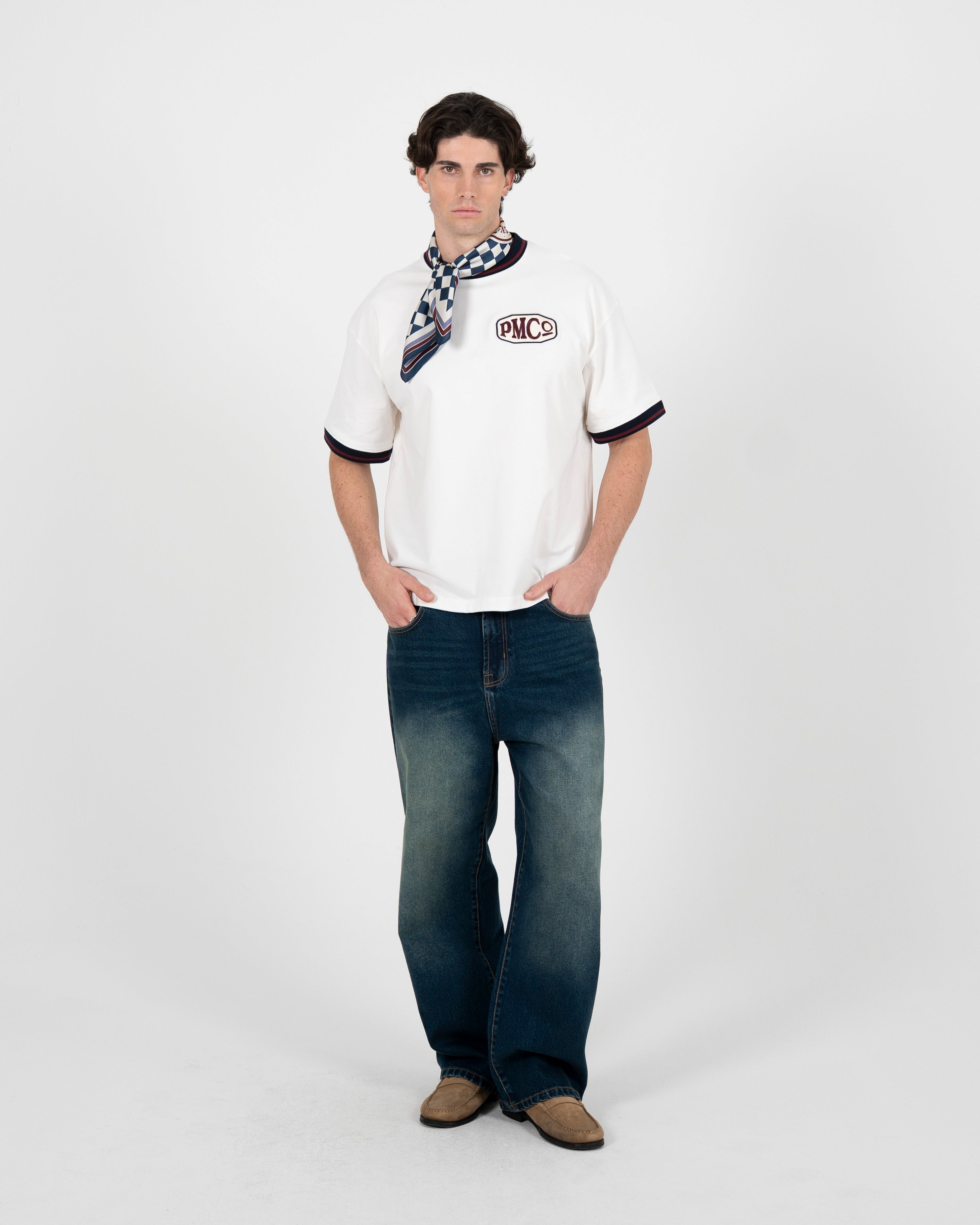 PMCO Contrast Tee Navy