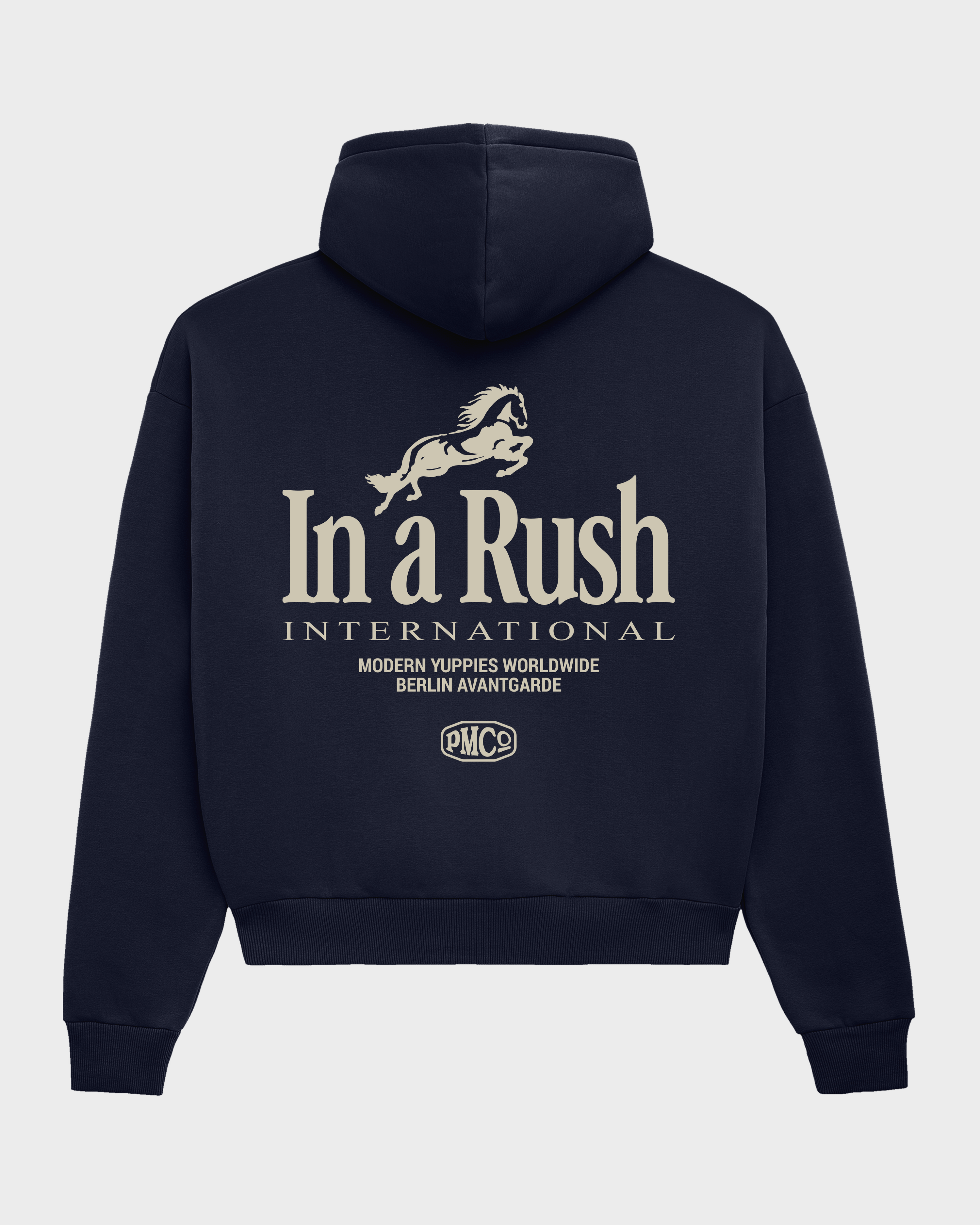 Horse Racer Hoodie Deep Blue