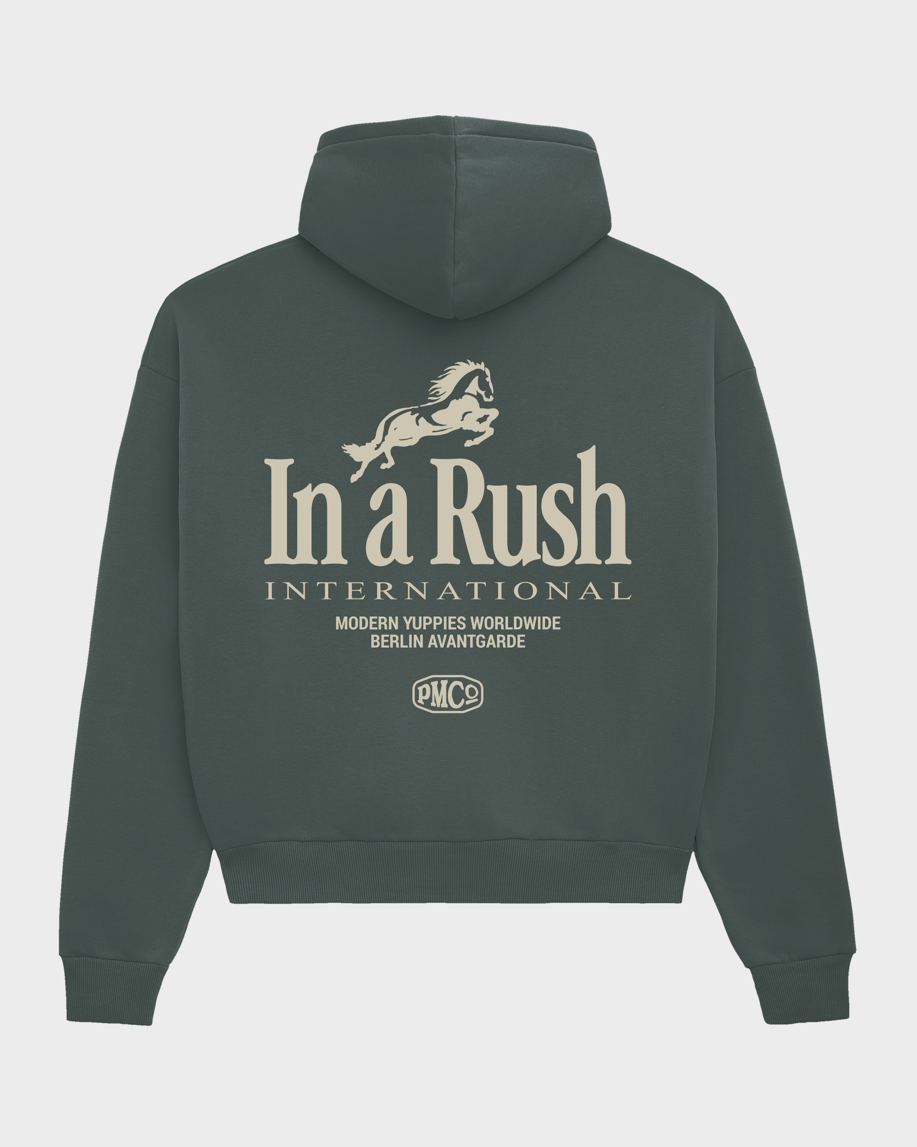 Horse Racer Hoodie Green