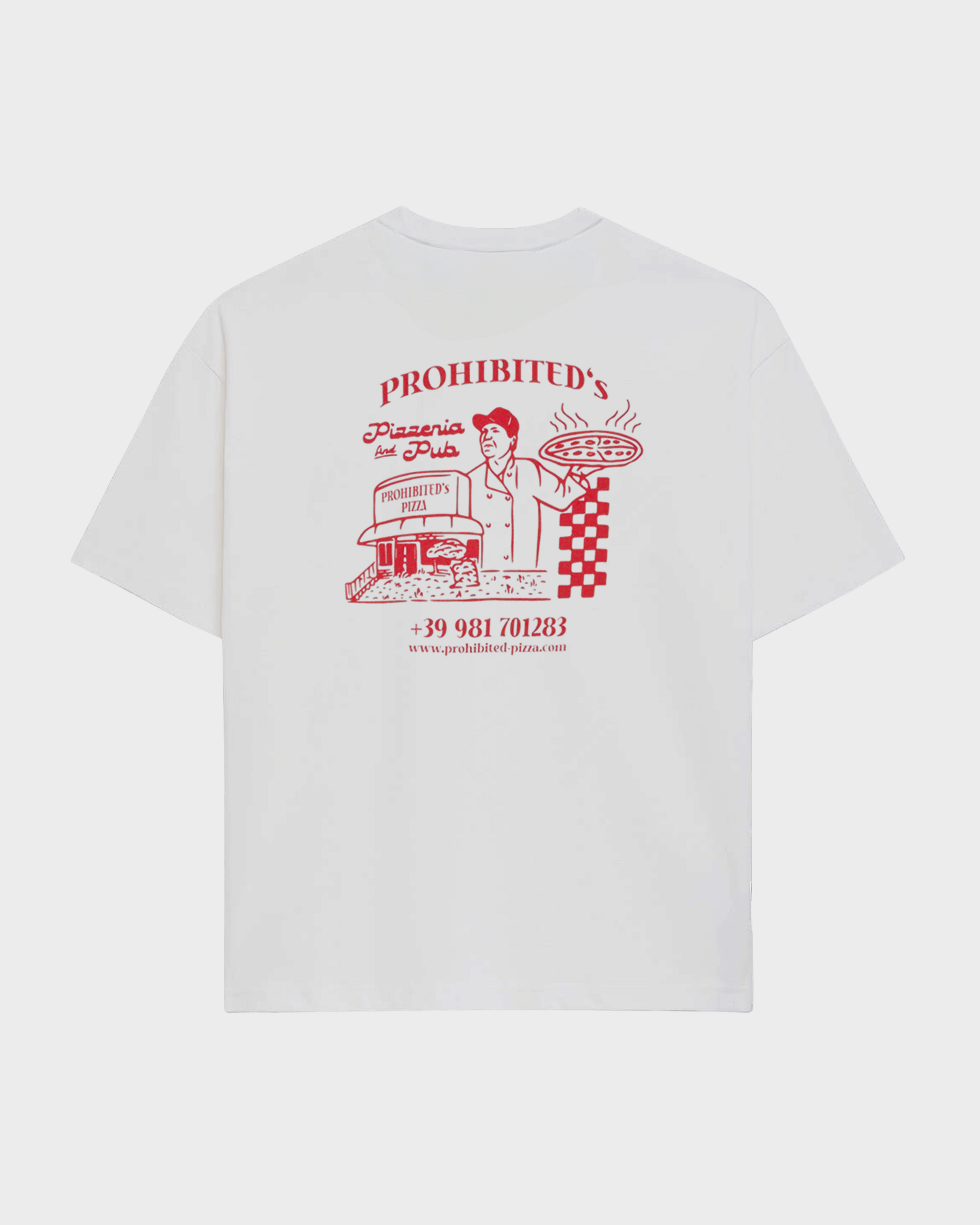 Pizza Tee Off-White