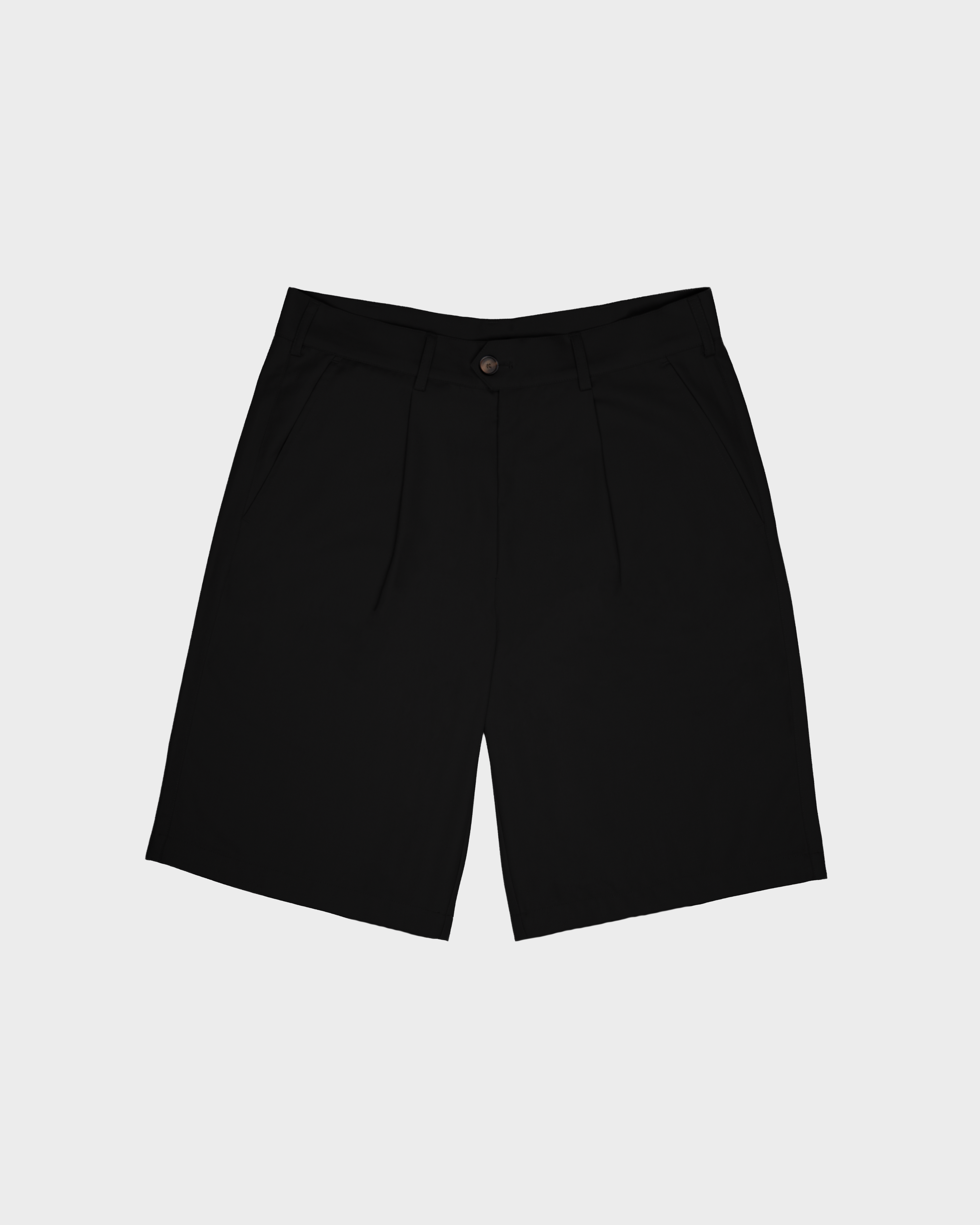 Pleated Shorts Black