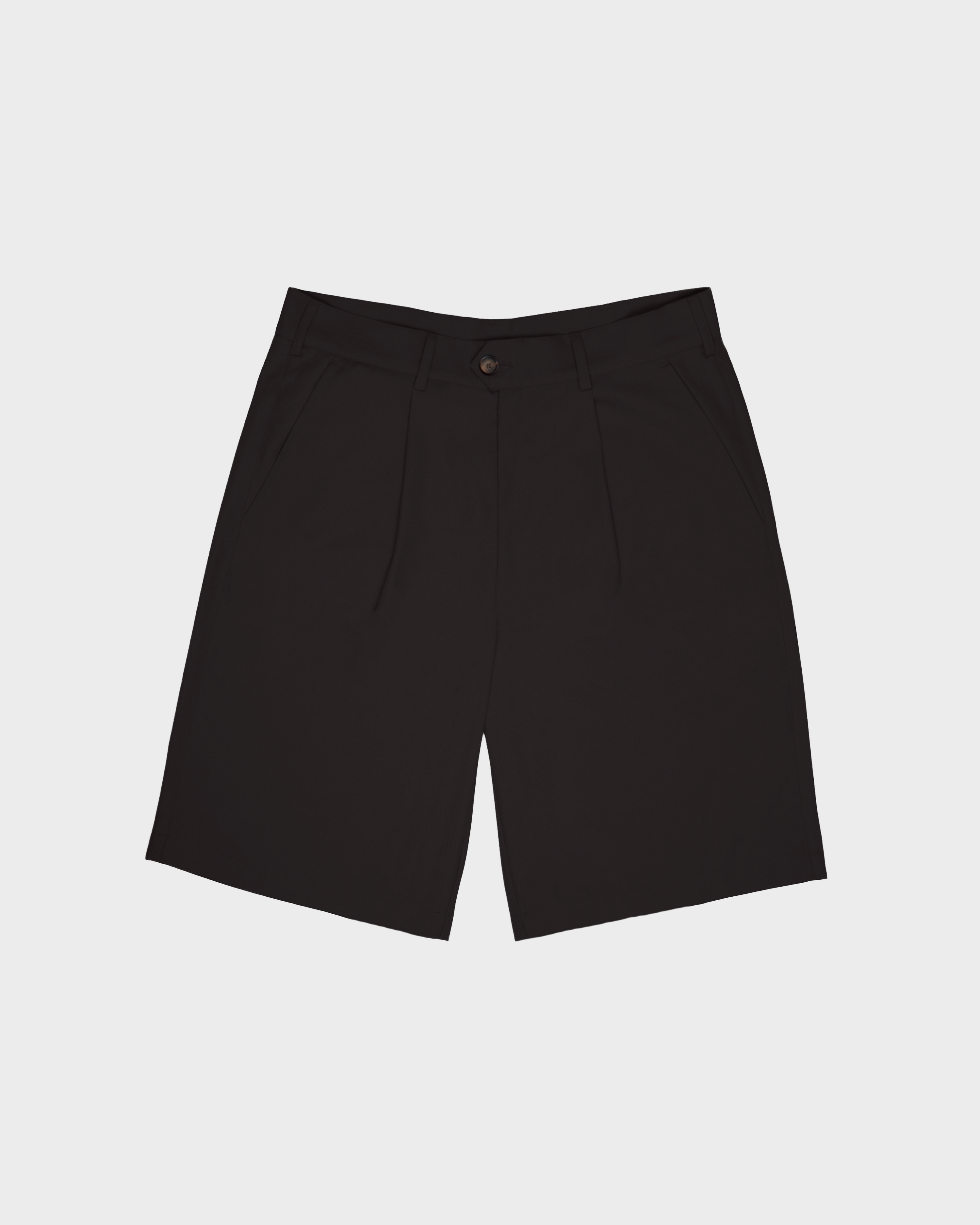 Pleated Shorts Brown