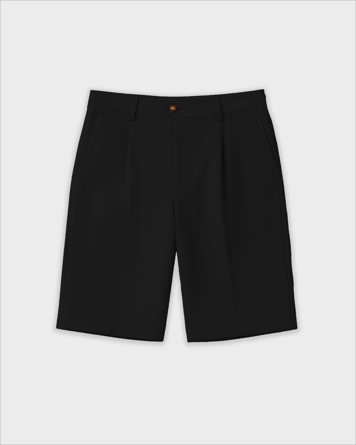 Pleated Shorts | Black