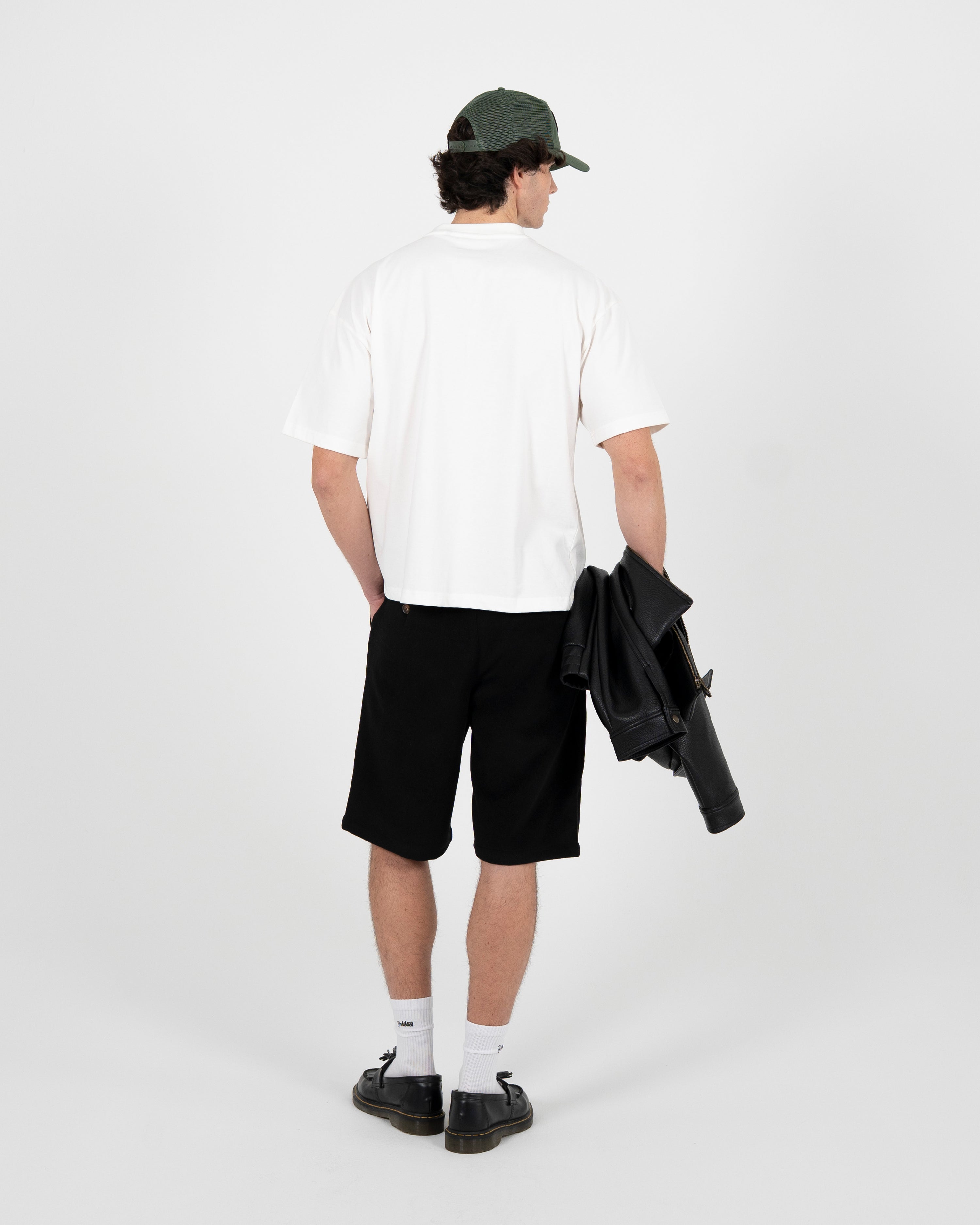 Podium Pleated Shorts Black