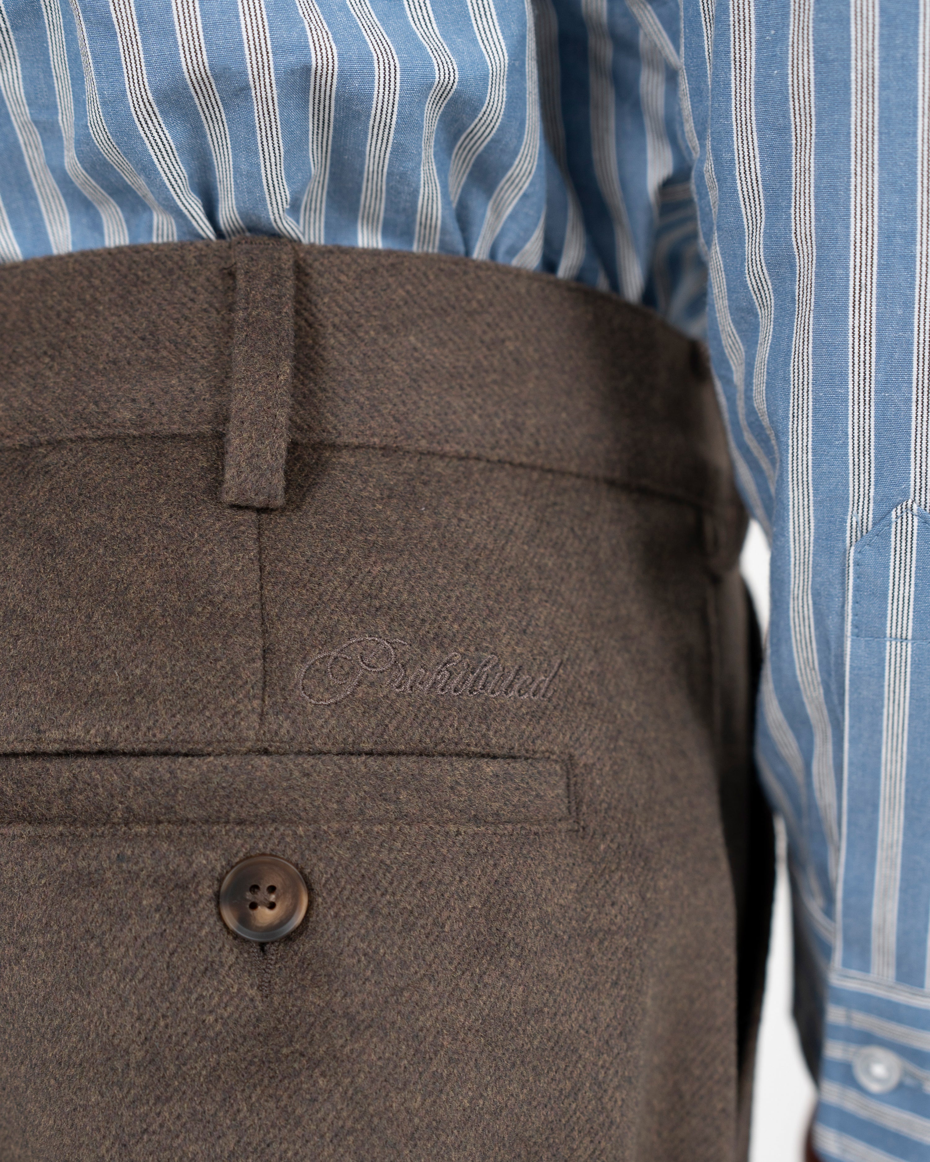 Podium Pleated Shorts Brown