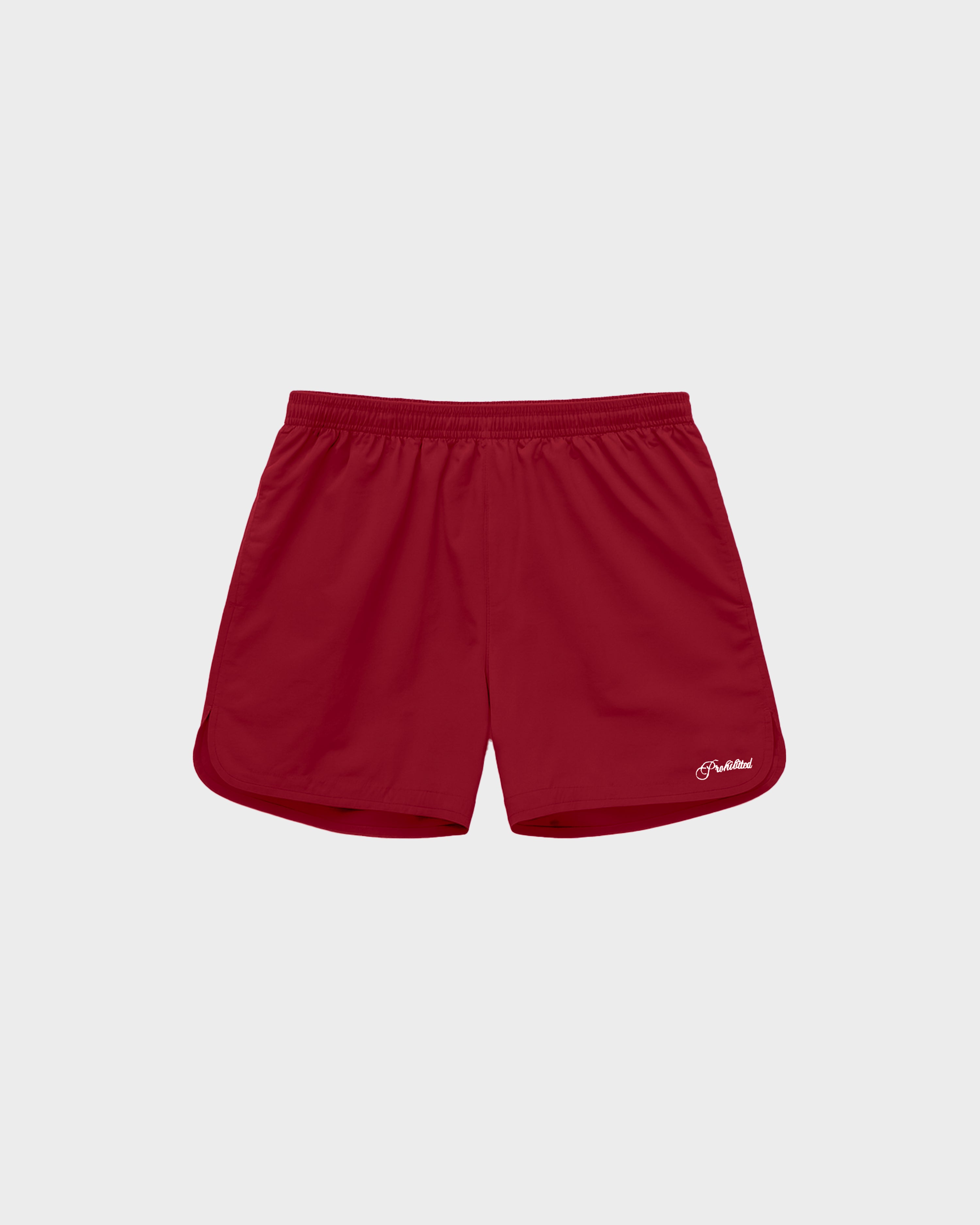 Poolside Swim Shorts Red
