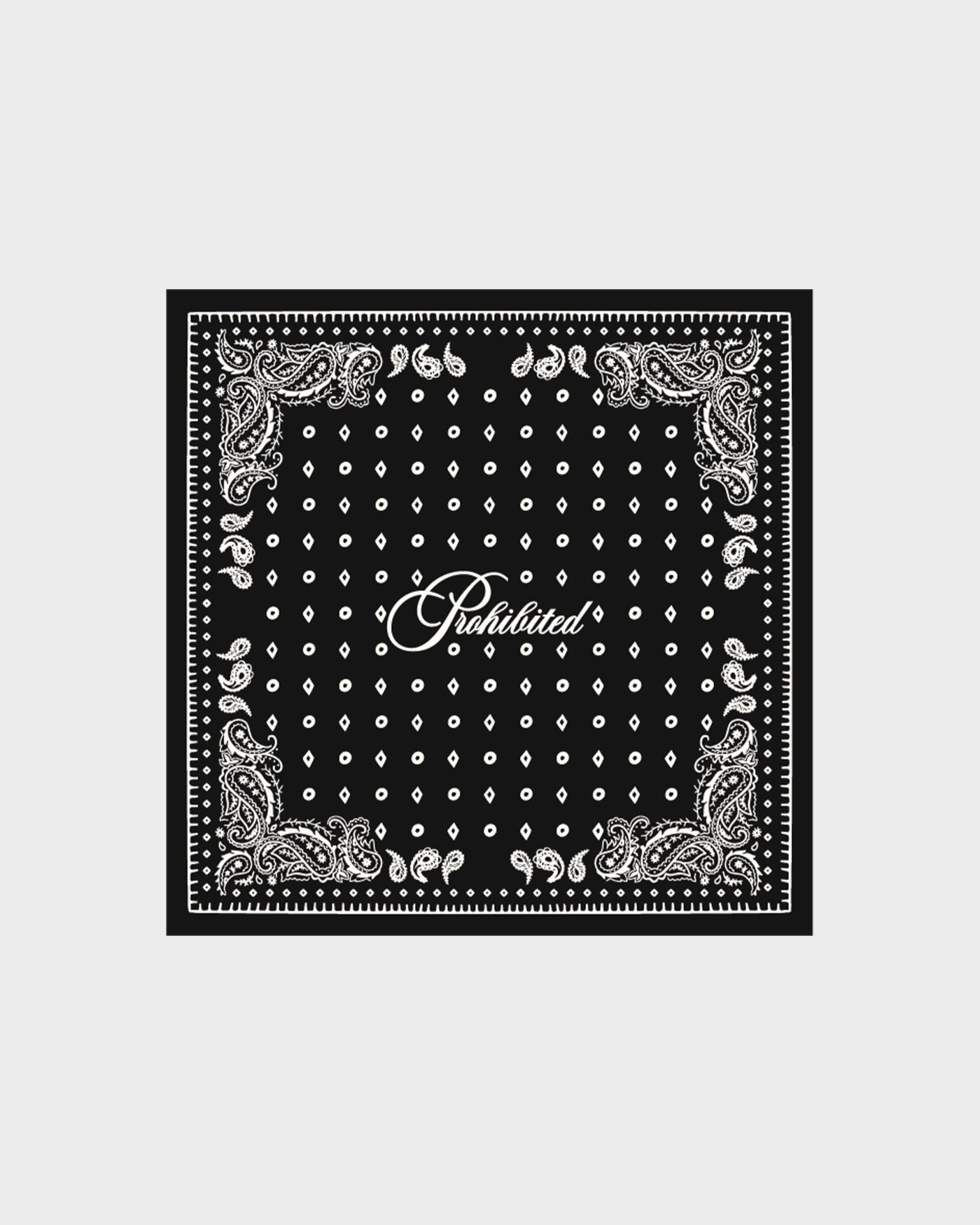 Prohibited Signature Scarf | Black