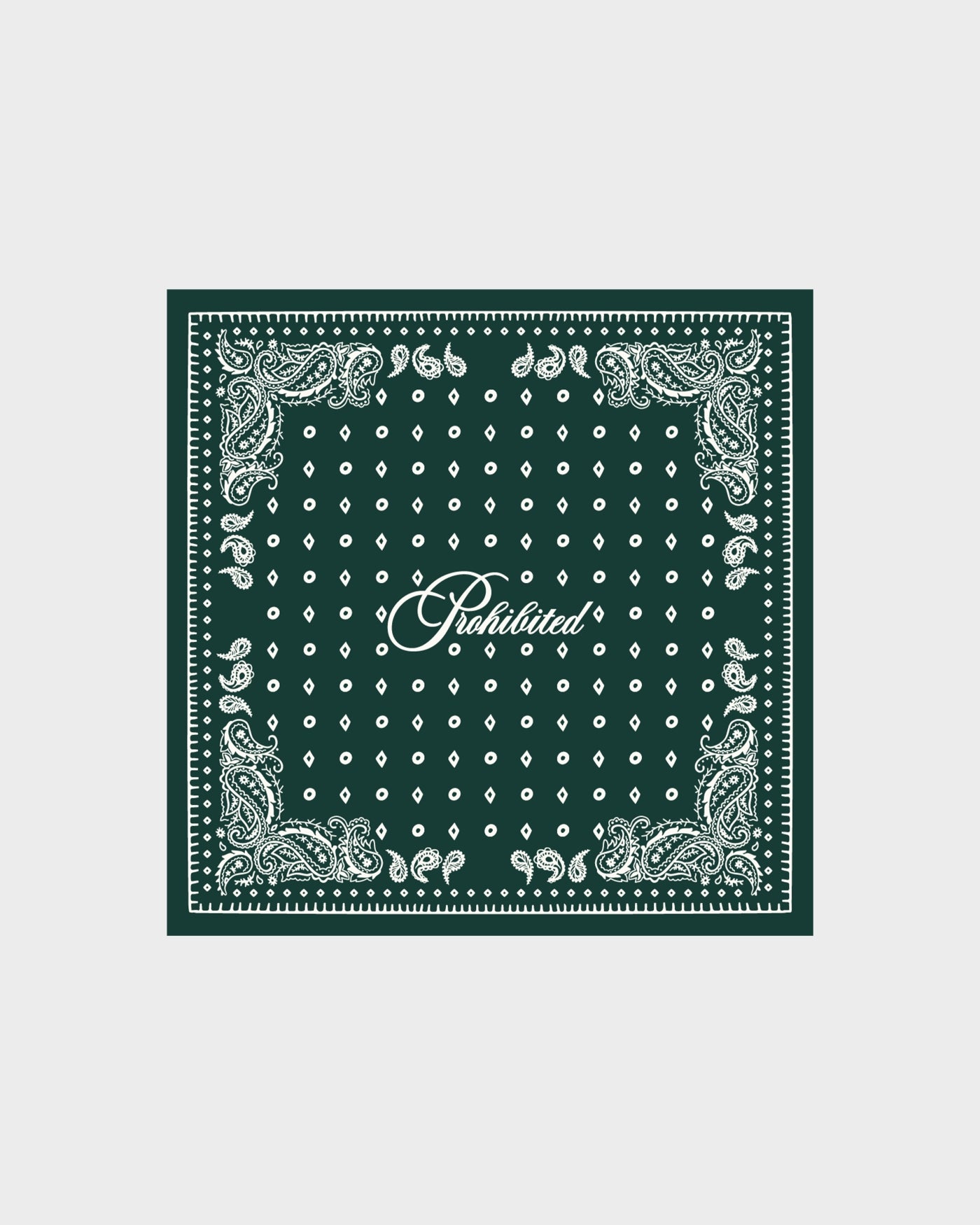 Prohibited Signature Scarf | Green