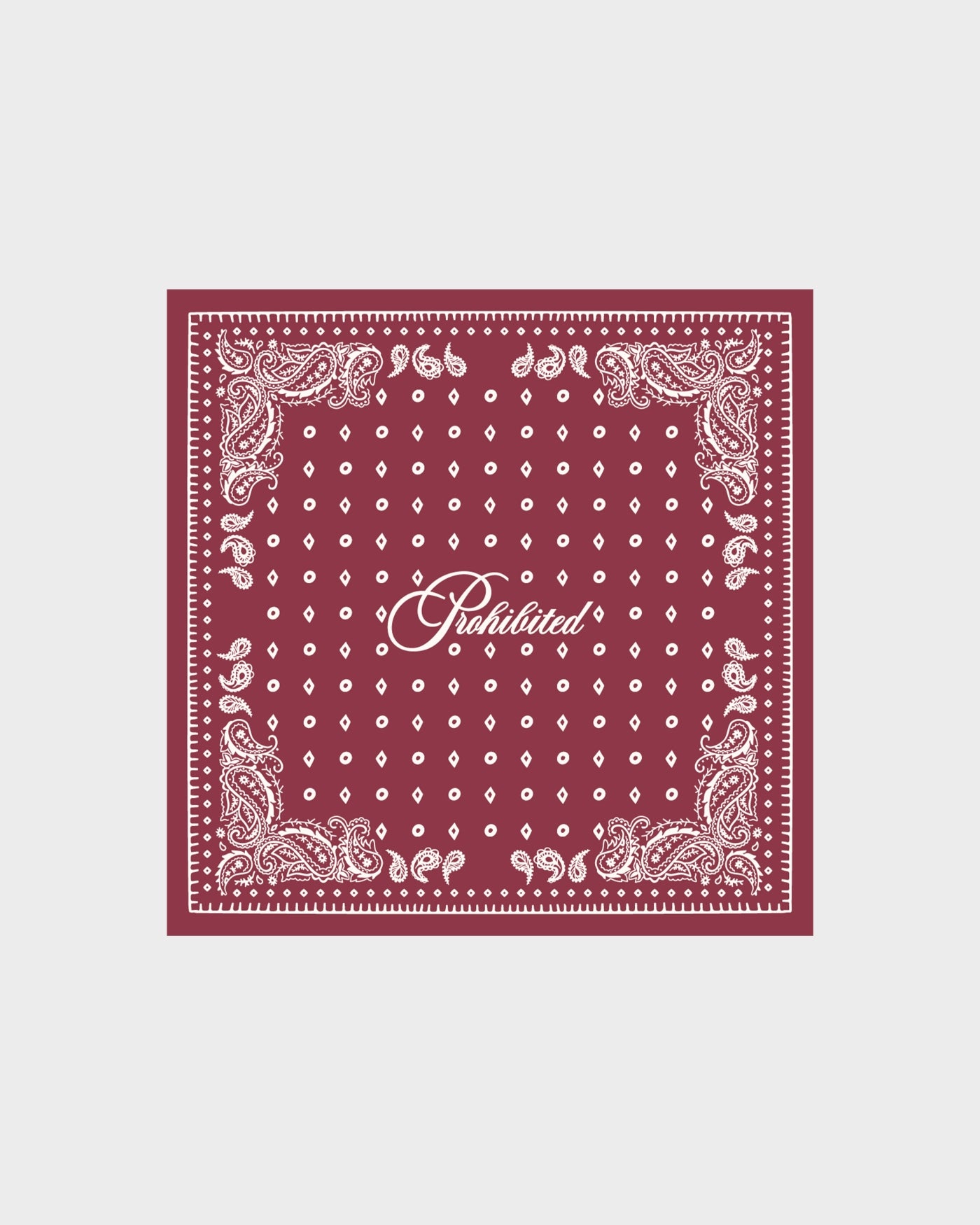 Prohibited Signature Scarf | Red