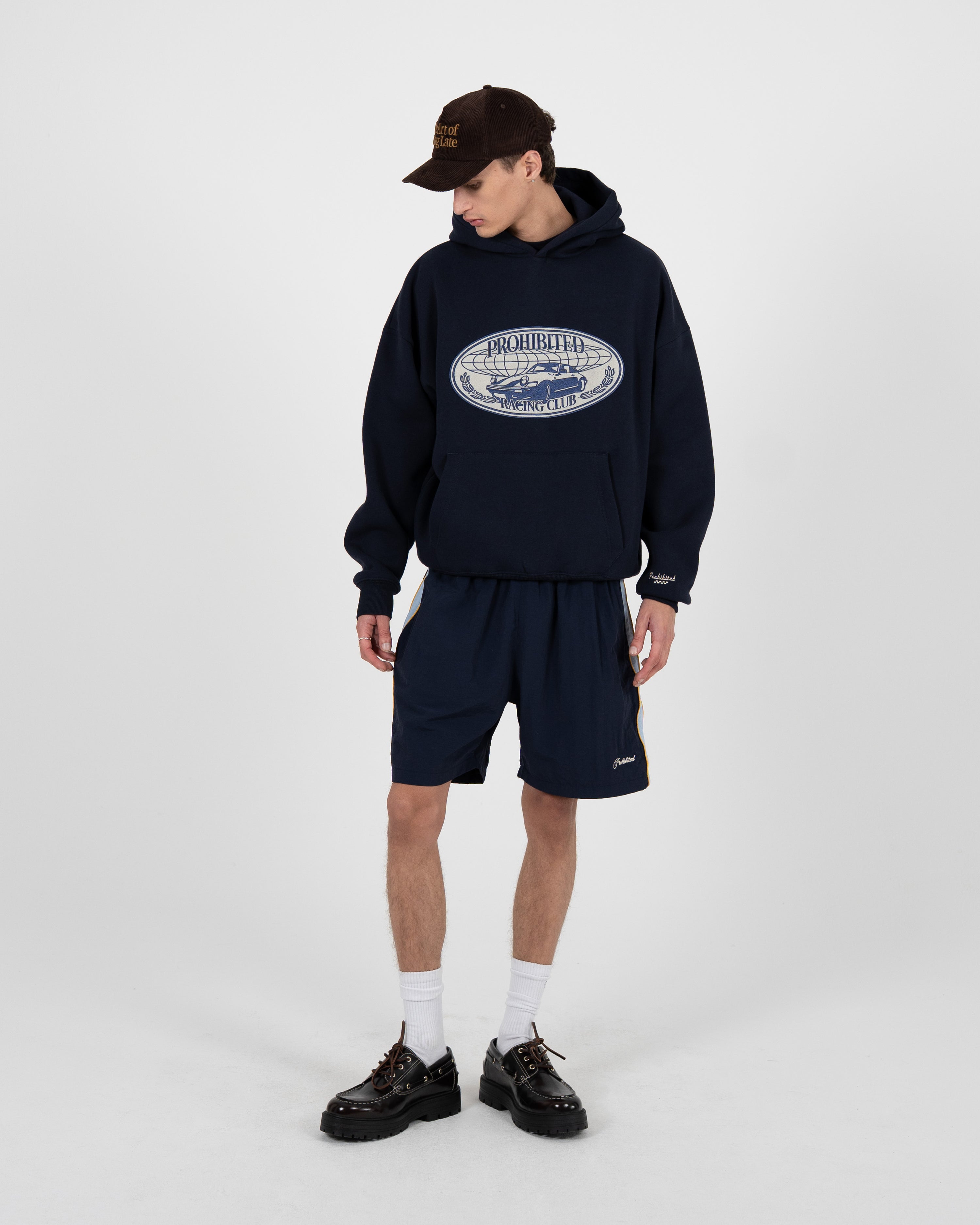 Racecore Hoodie Deep Blue