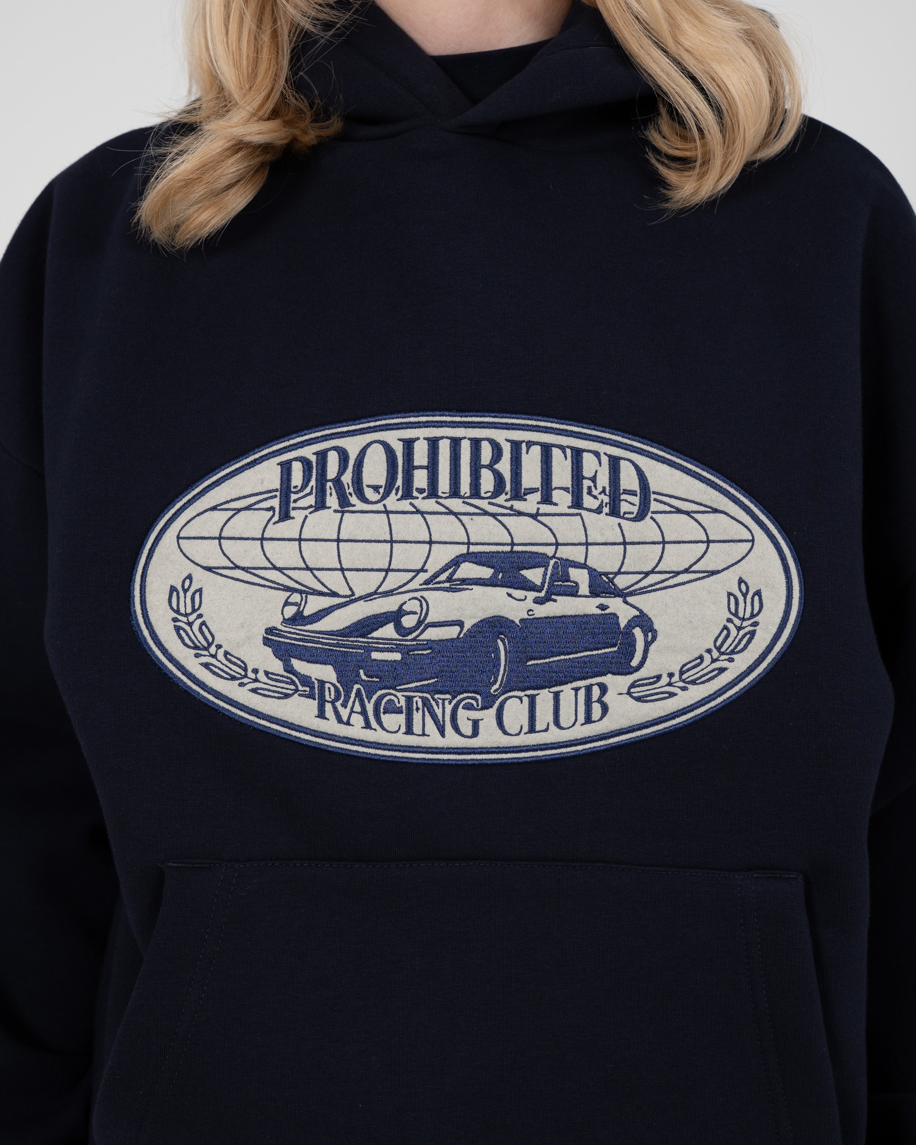 Racecore Hoodie Deep Blue
