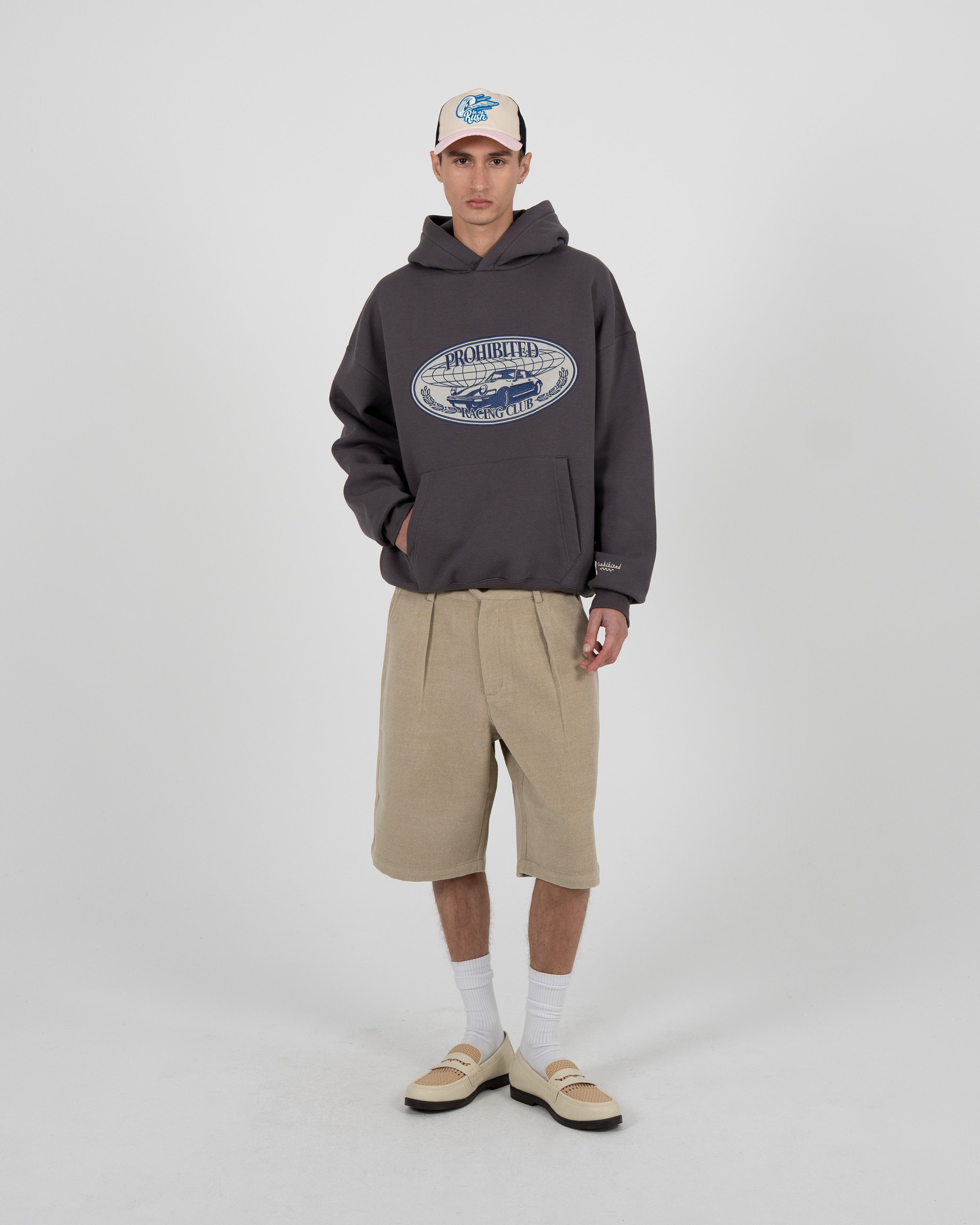 Racecore Hoodie Slate Blue