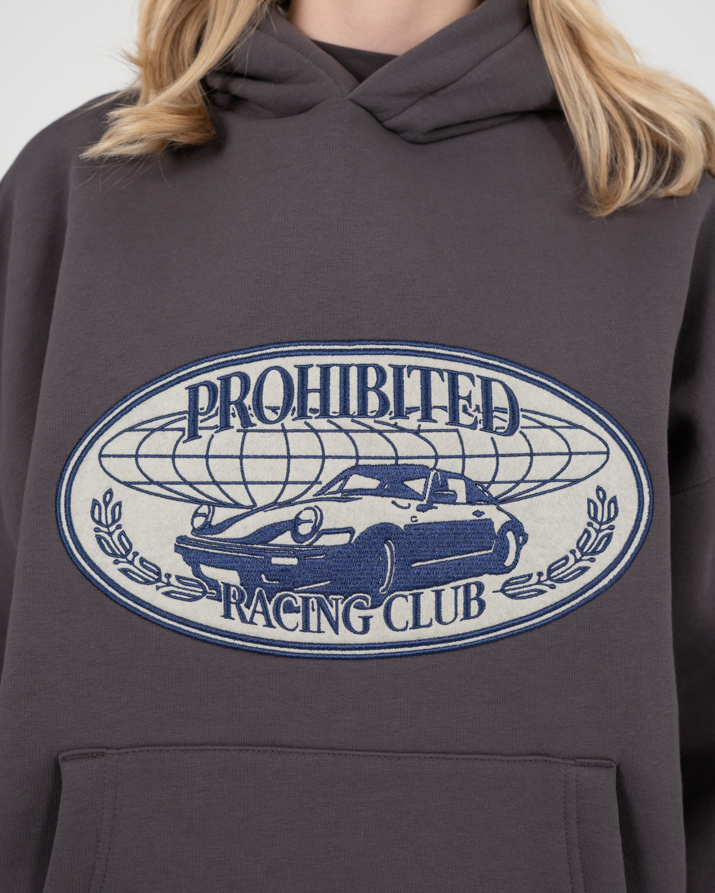 Racecore Hoodie Slate Blue