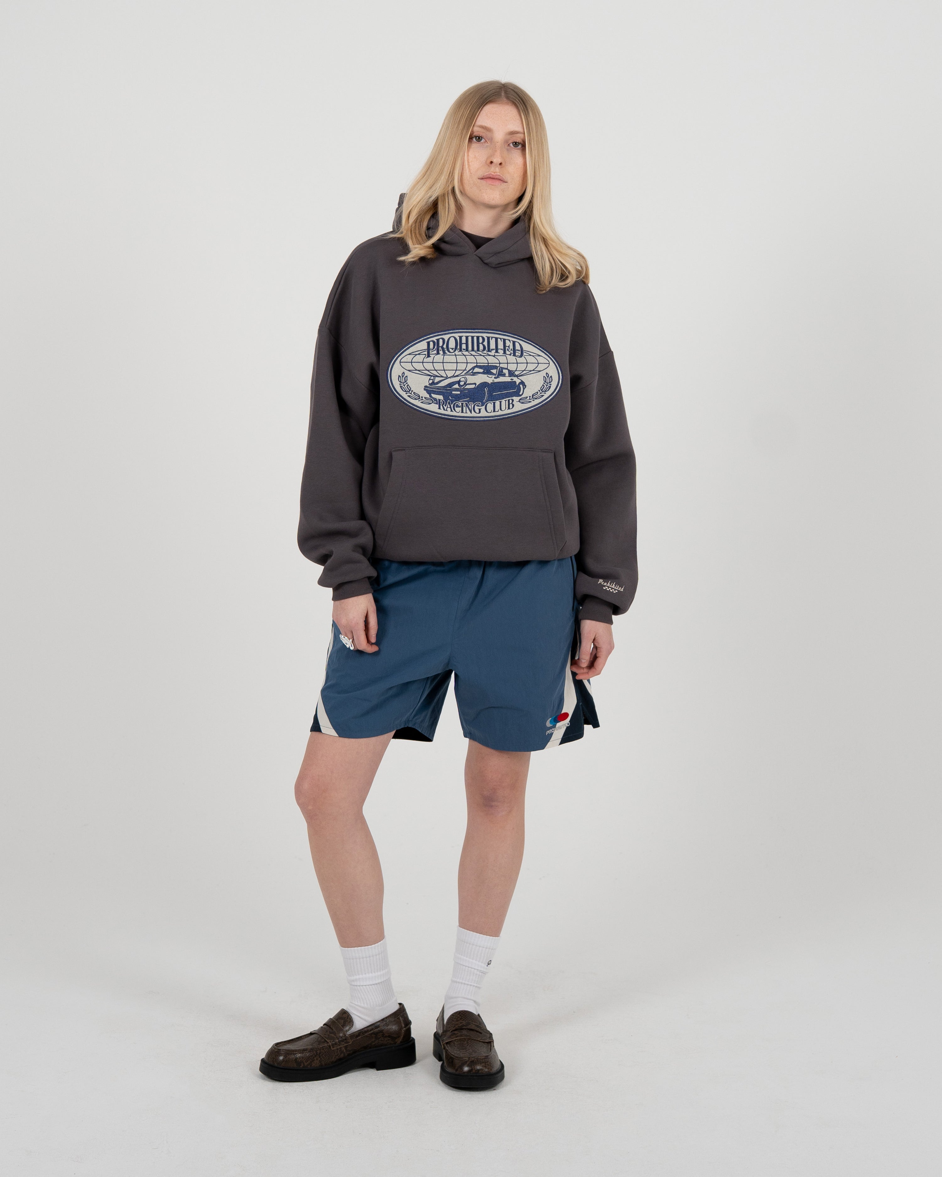 Racecore Hoodie Slate Blue