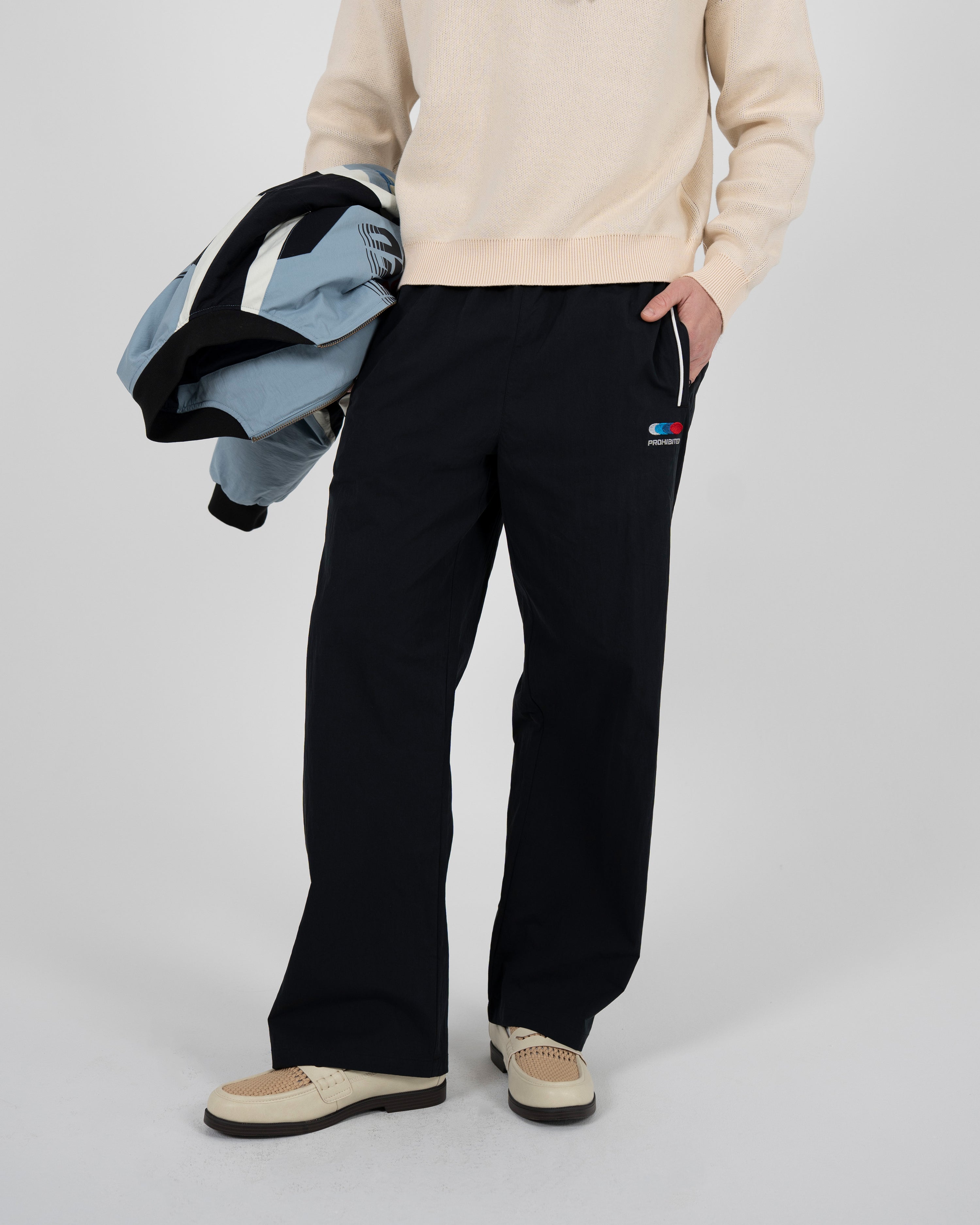 Racer Trackpants Black