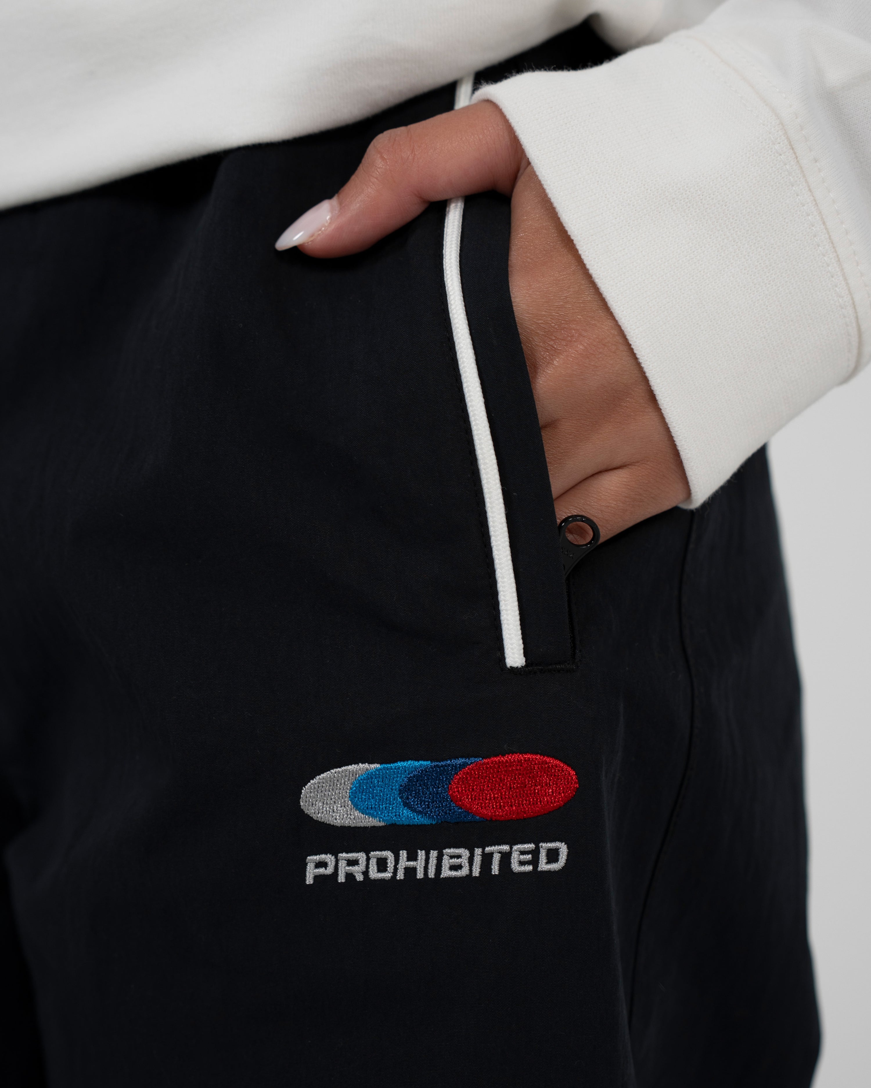 Racer Trackpants Black