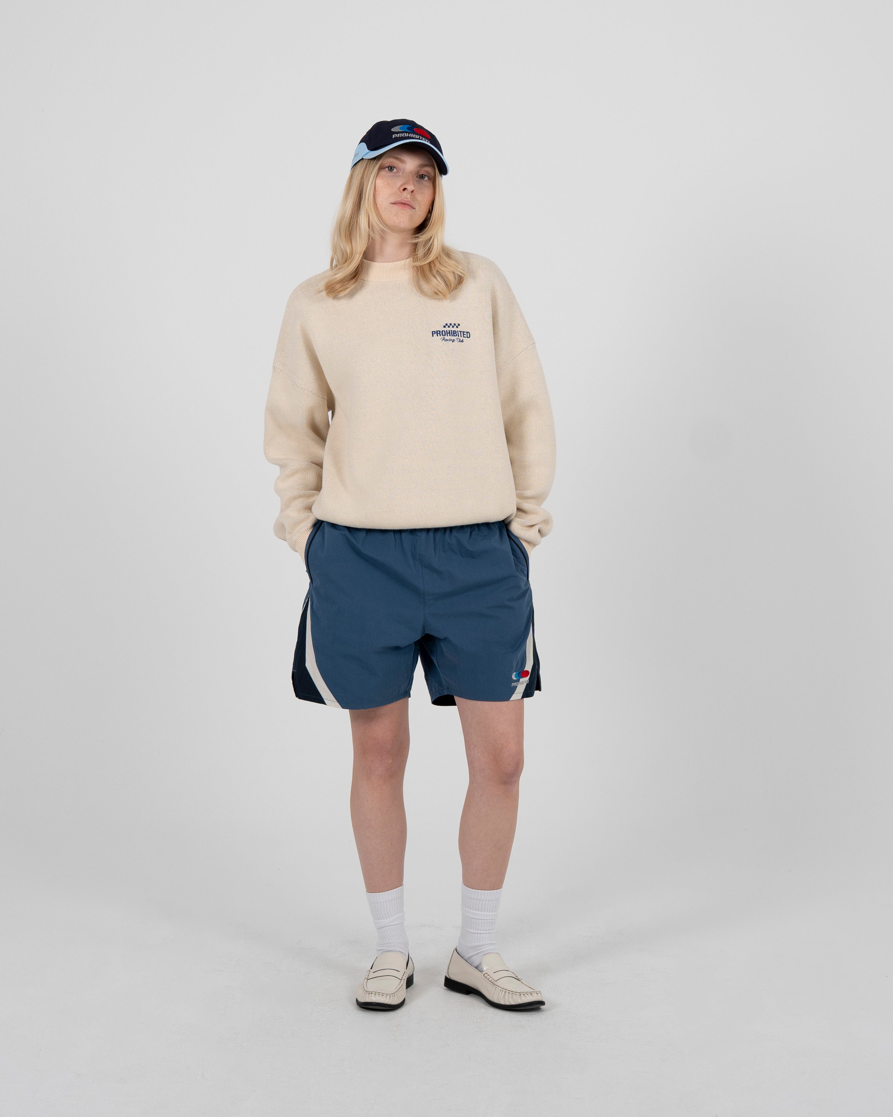 Racer Trackshorts Navy