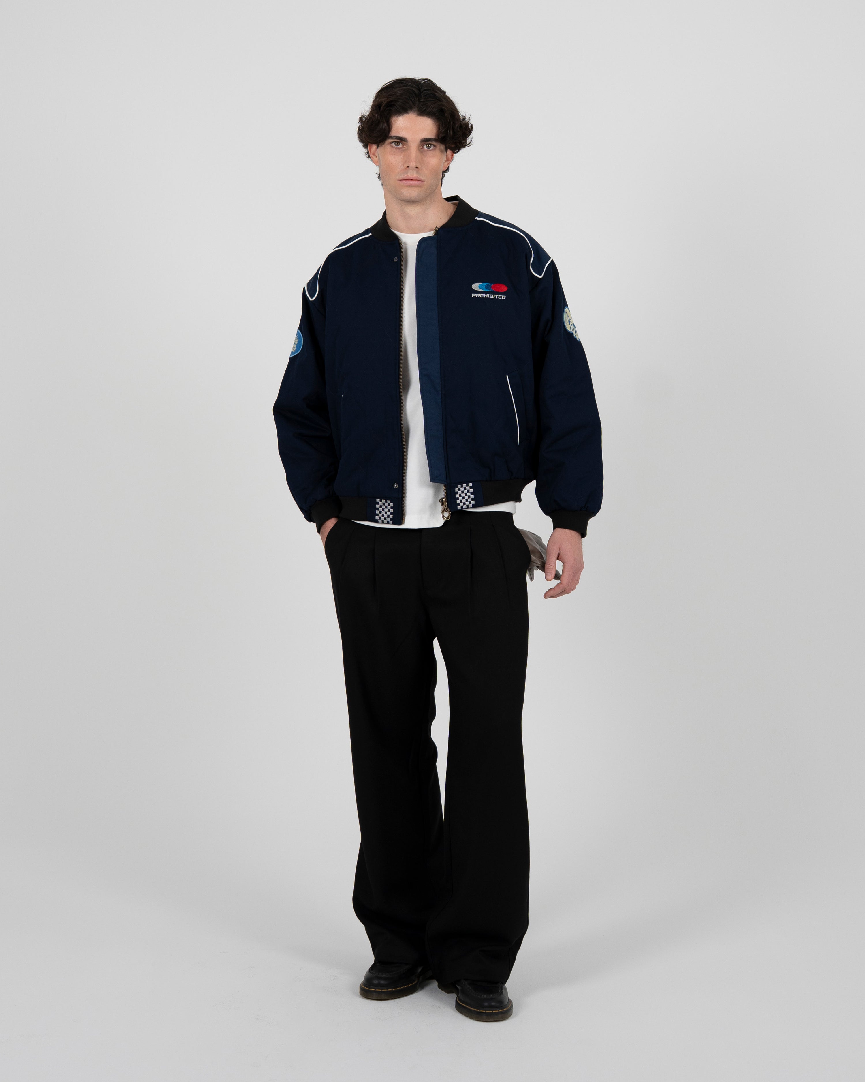 Racetrack Jacket Blue