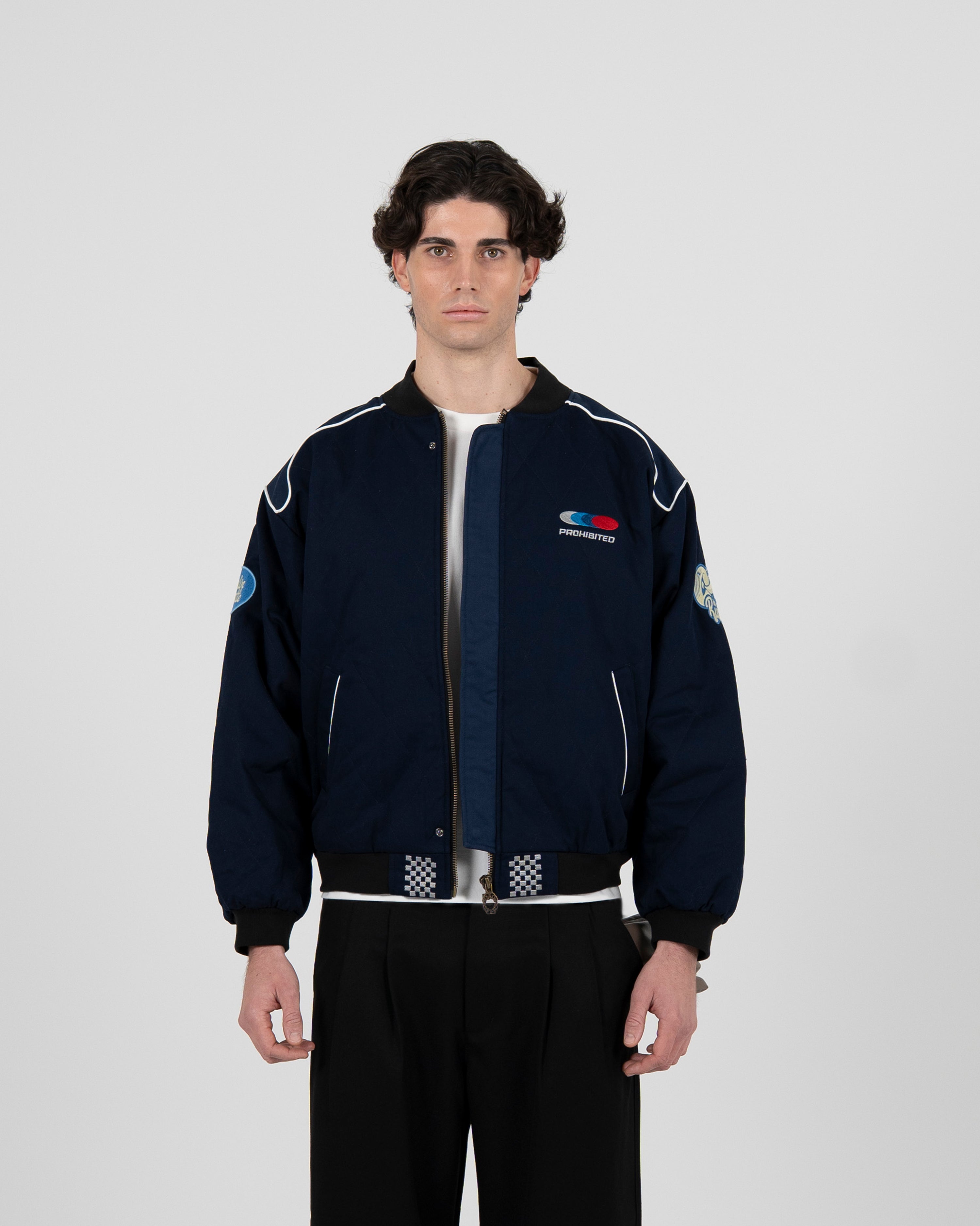 Racetrack Jacket Blue