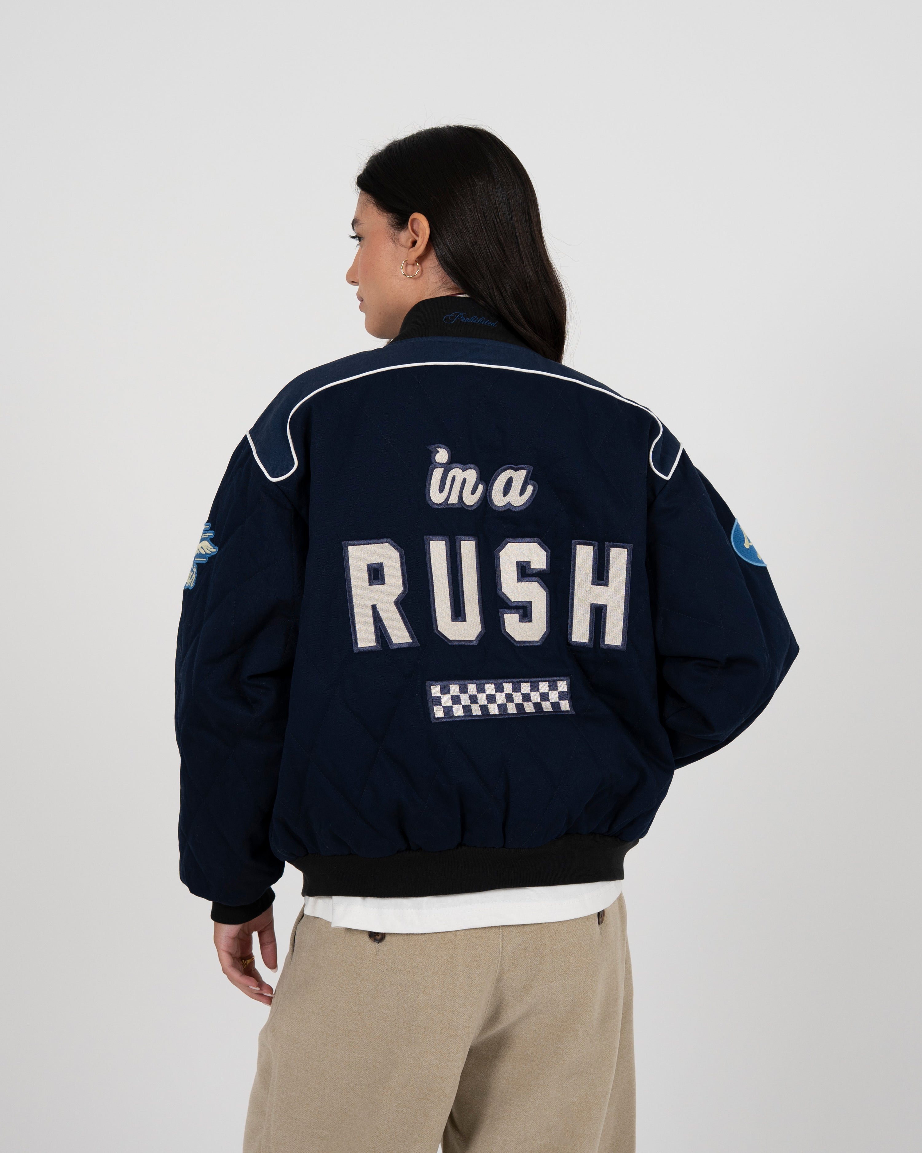 Racetrack Jacket Blue