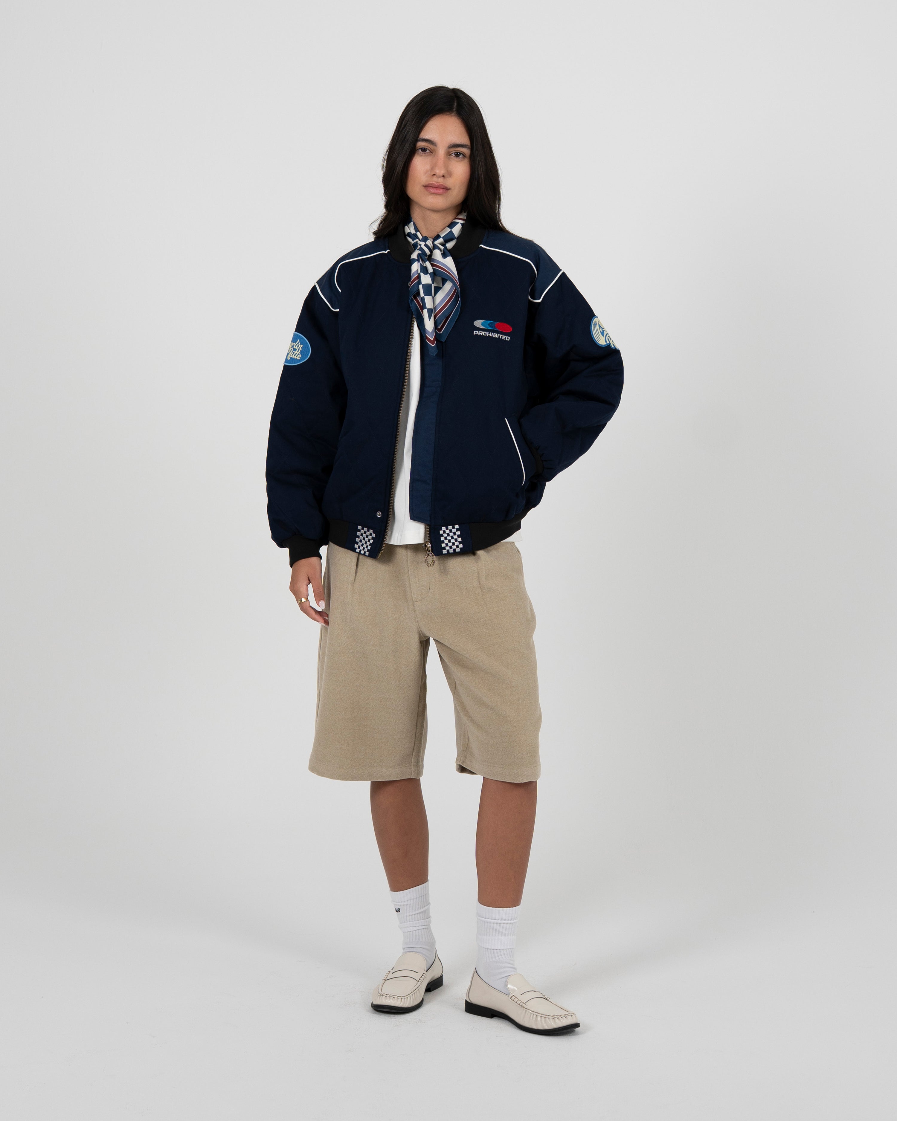 Racetrack Jacket Blue