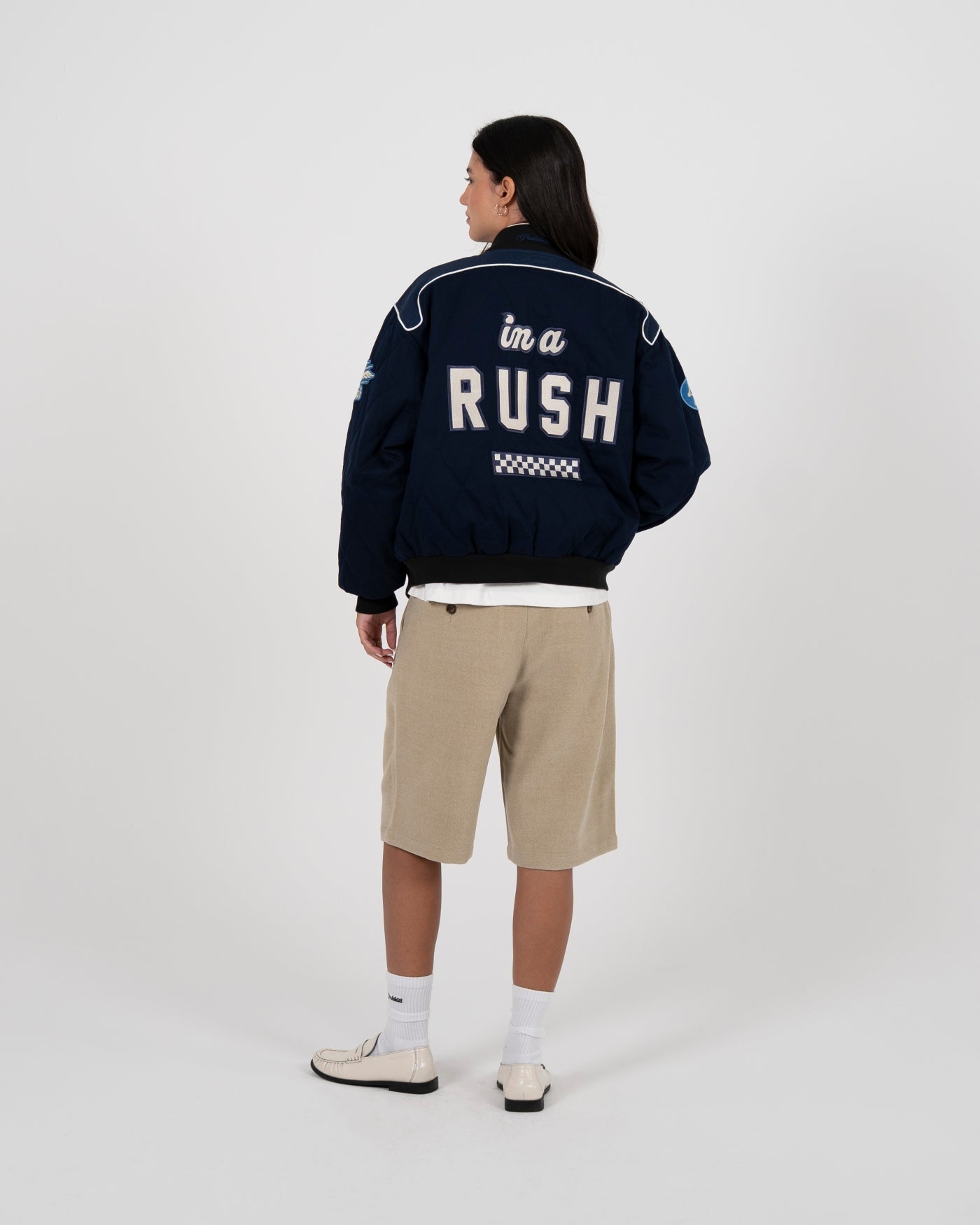 Racetrack Jacket | Blue