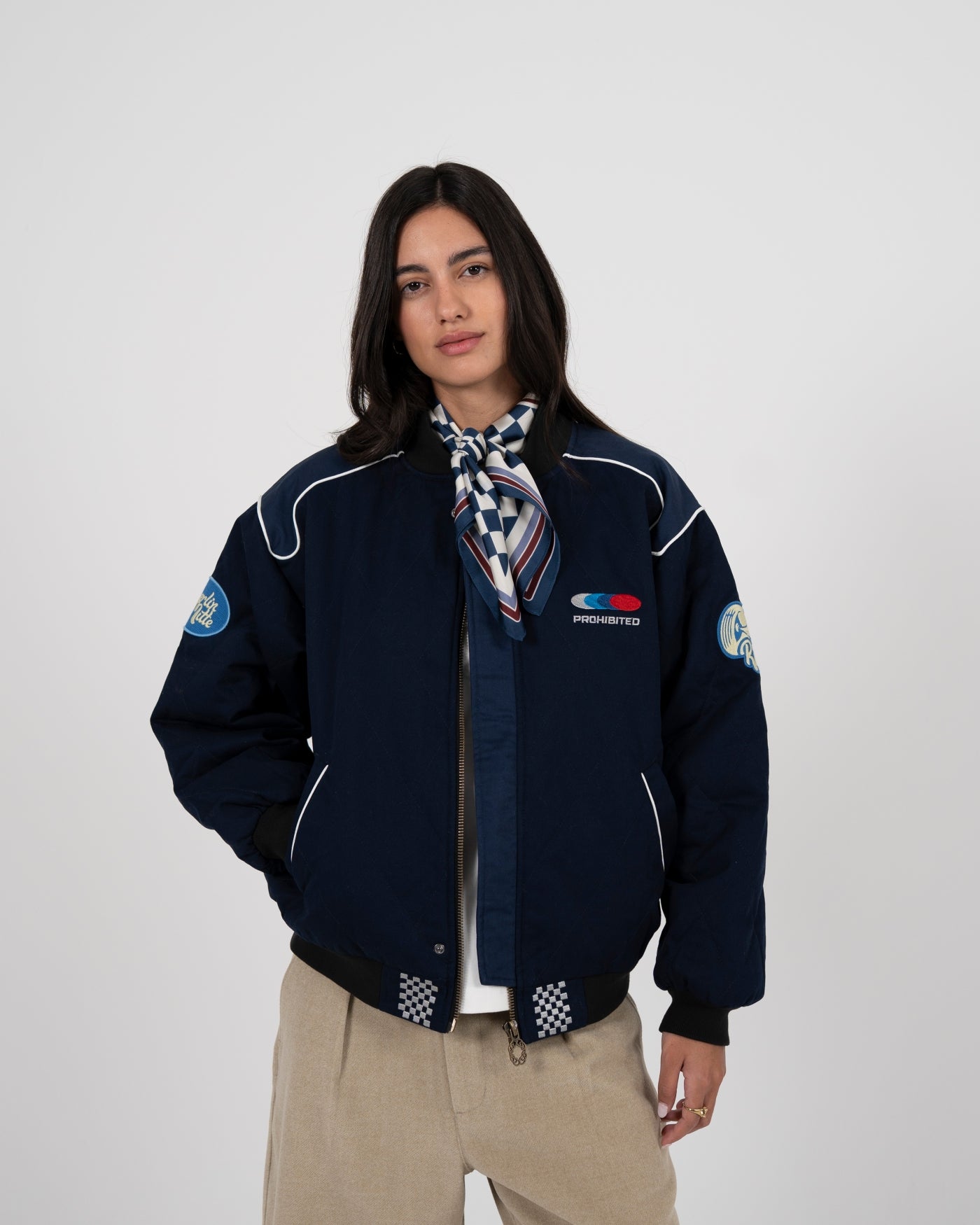 Racetrack Jacket | Blue