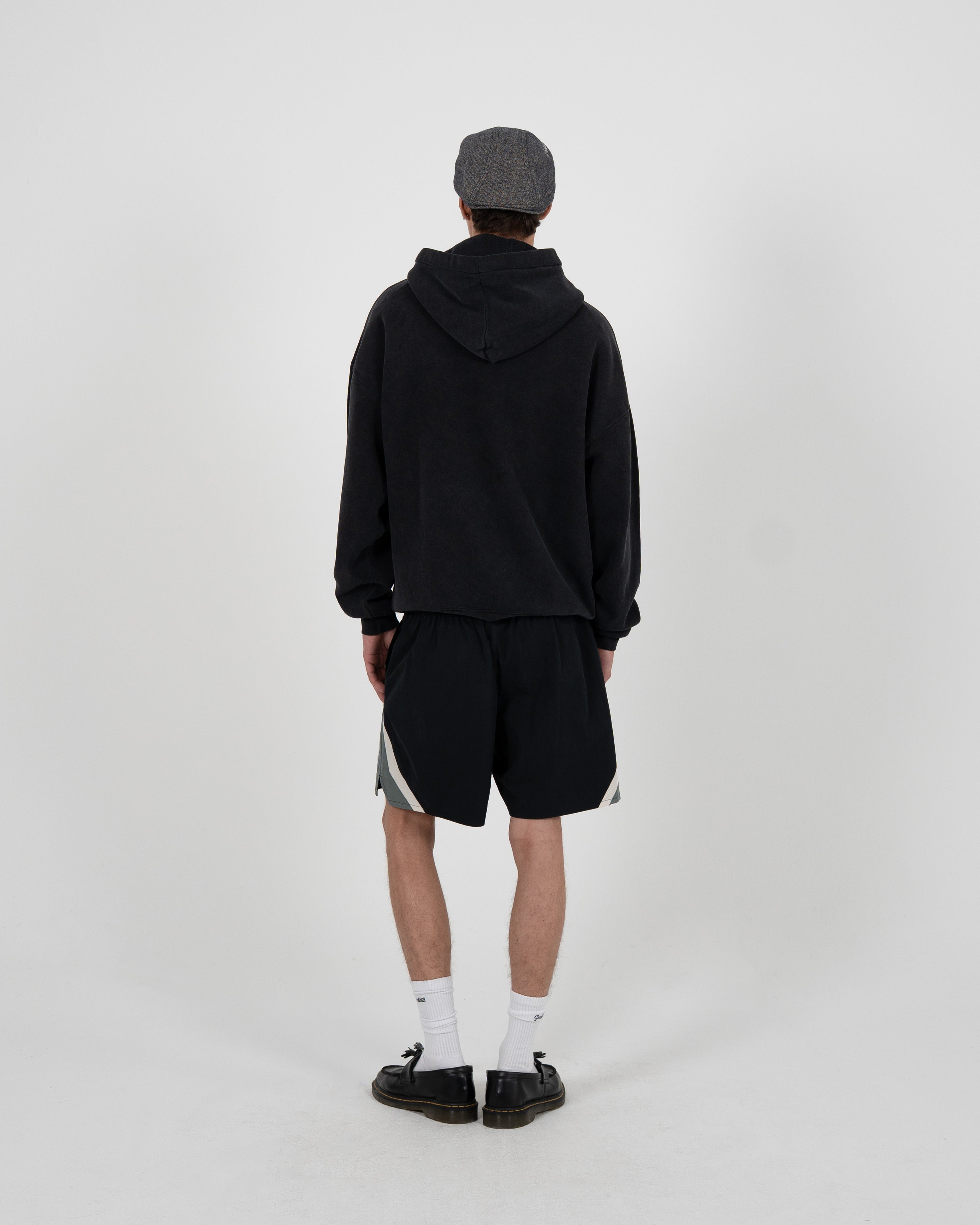 Racing Club Hoodie Black (Stone Washed)