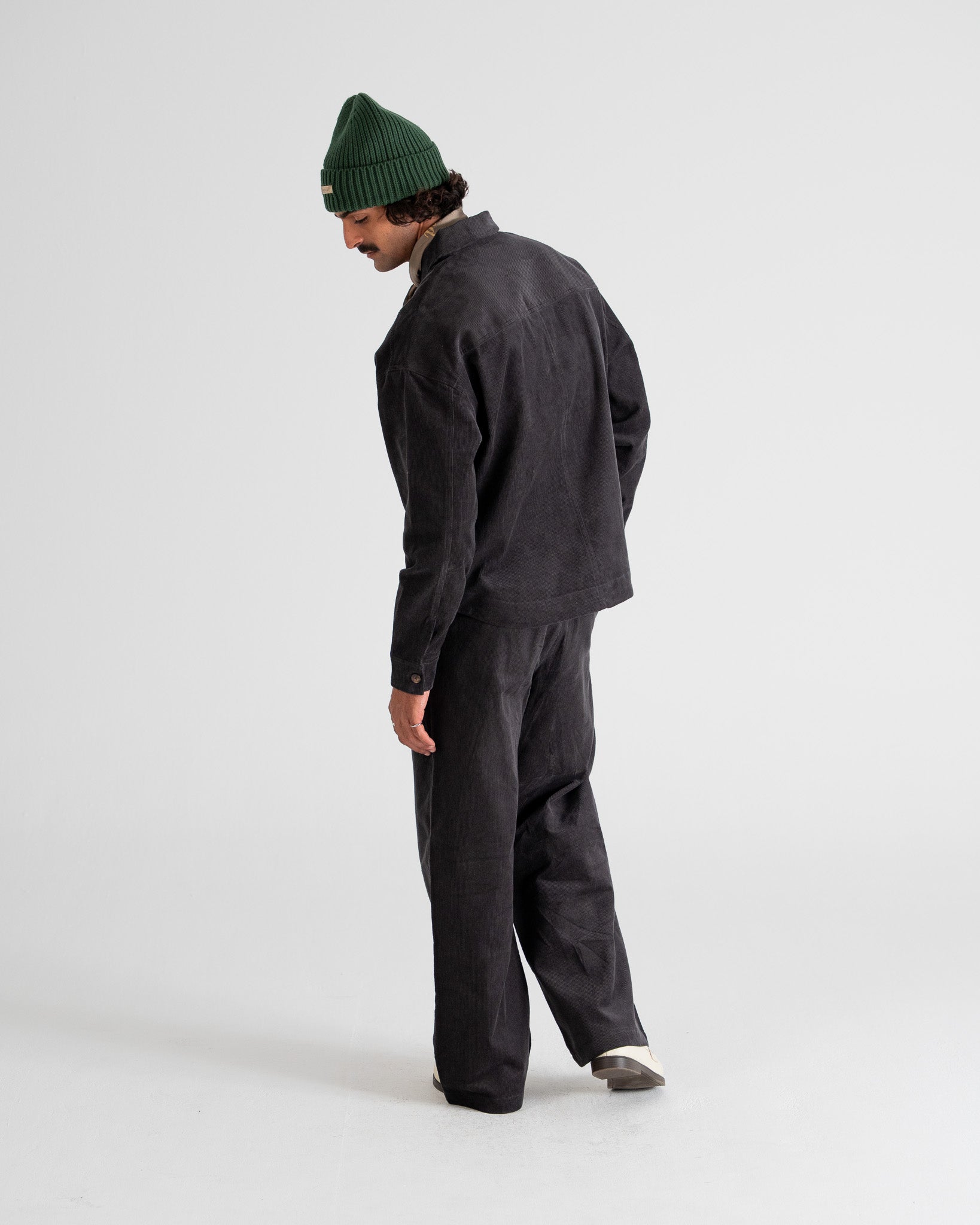 Ranger Corduroy Overshirt Dark Grey