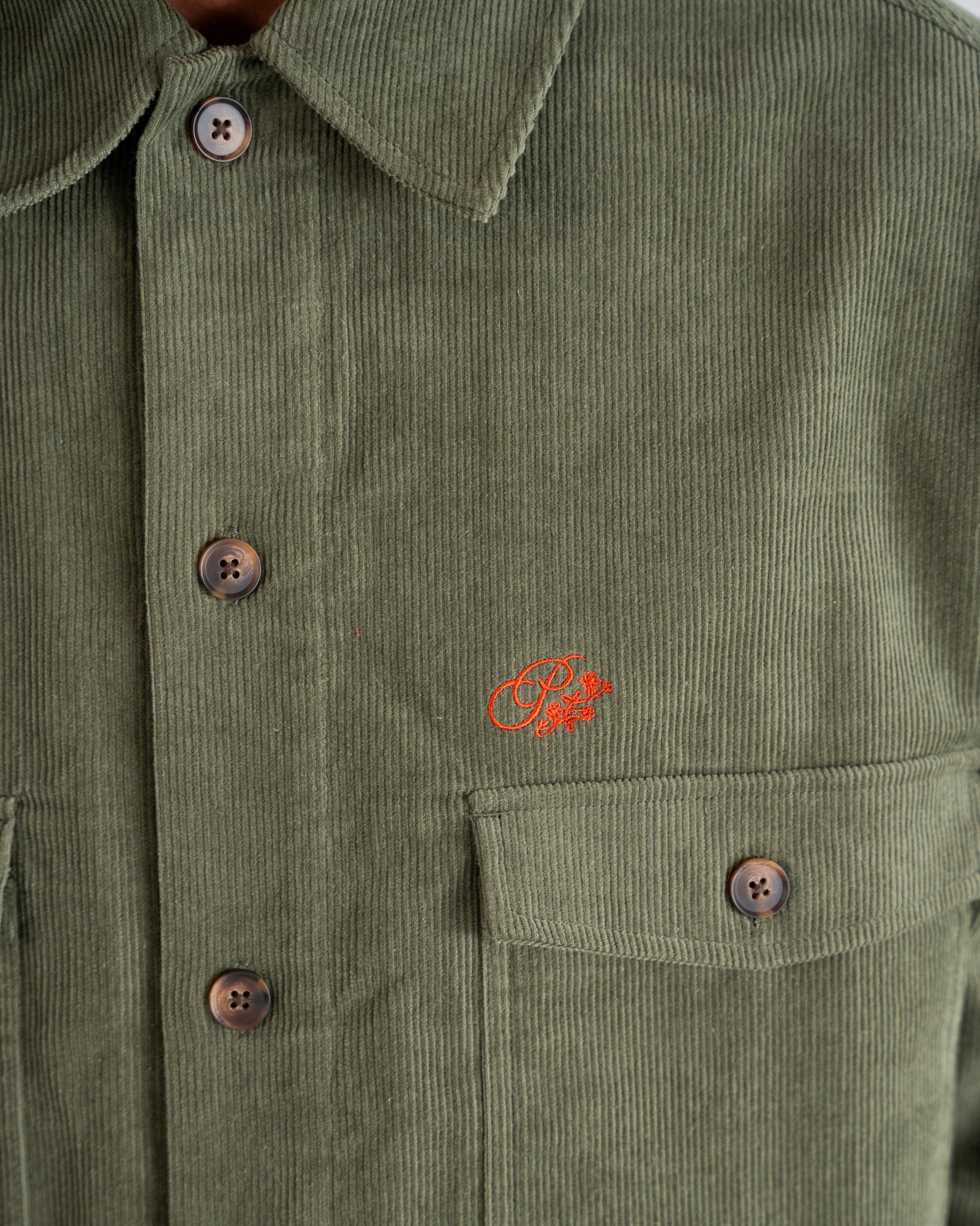 Ranger Corduroy Overshirt Green