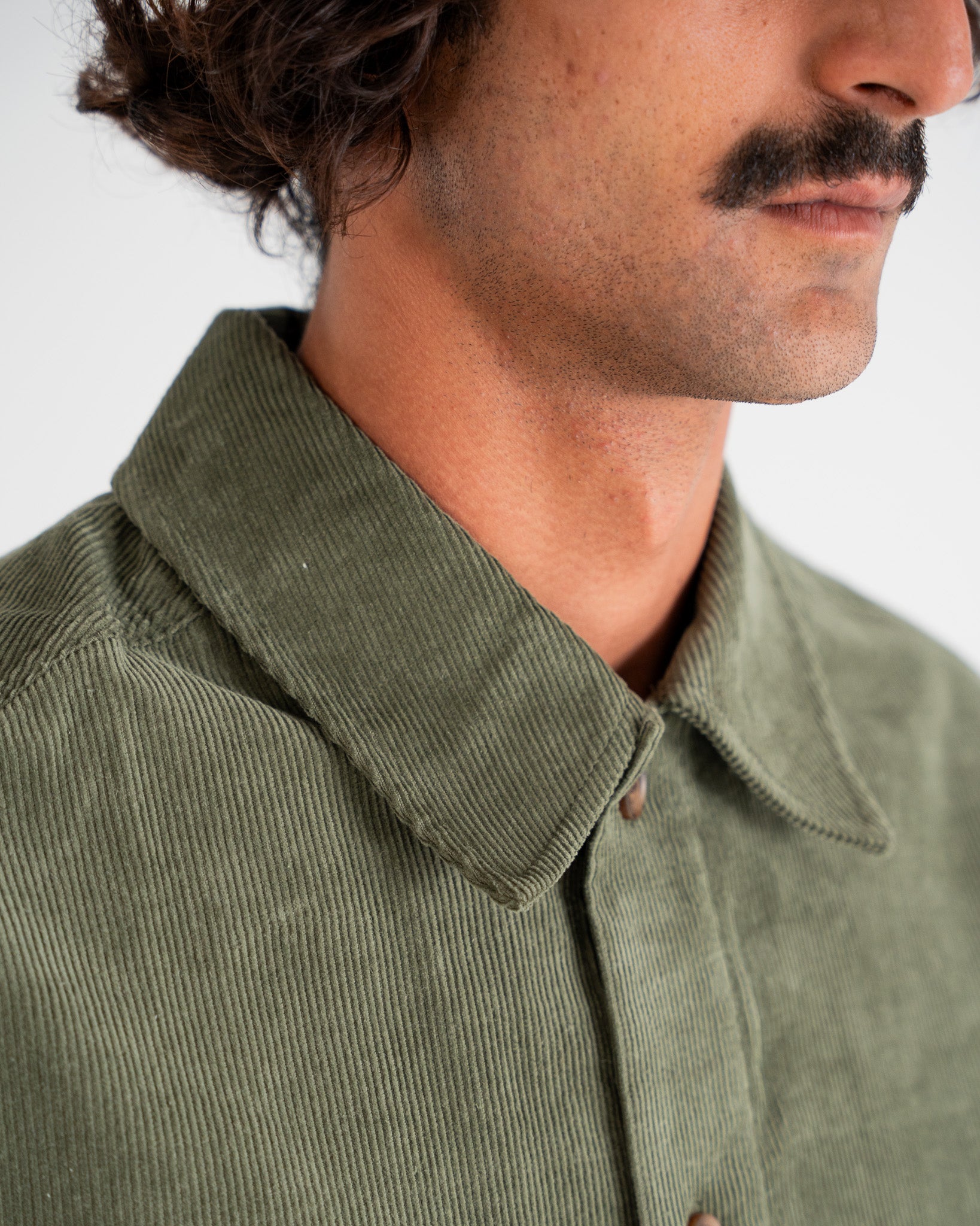 Ranger Corduroy Overshirt Green