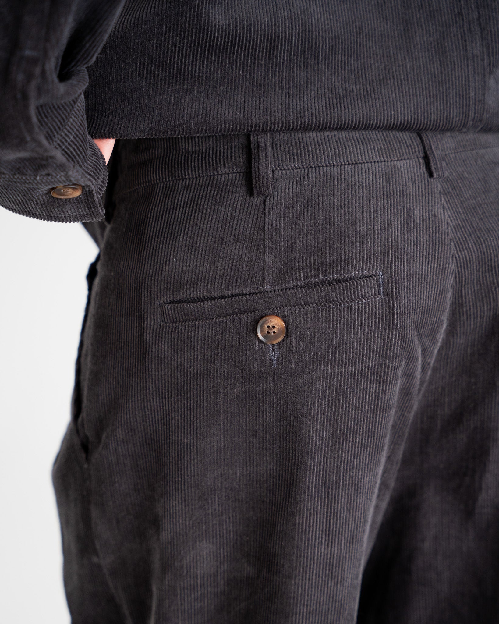 Ranger Corduroy Pants Dark Grey