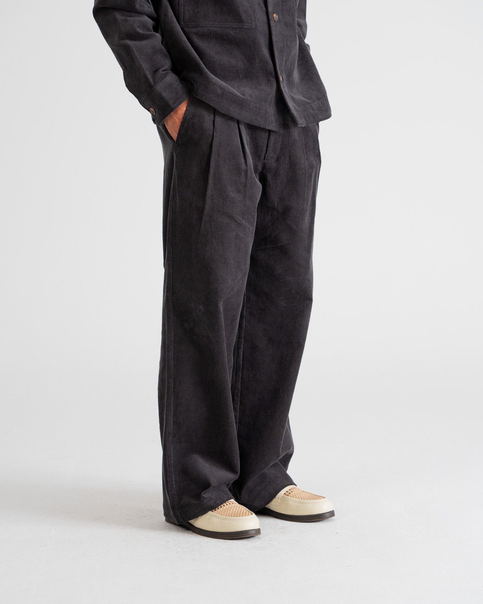 Ranger Corduroy Pants Dark Grey