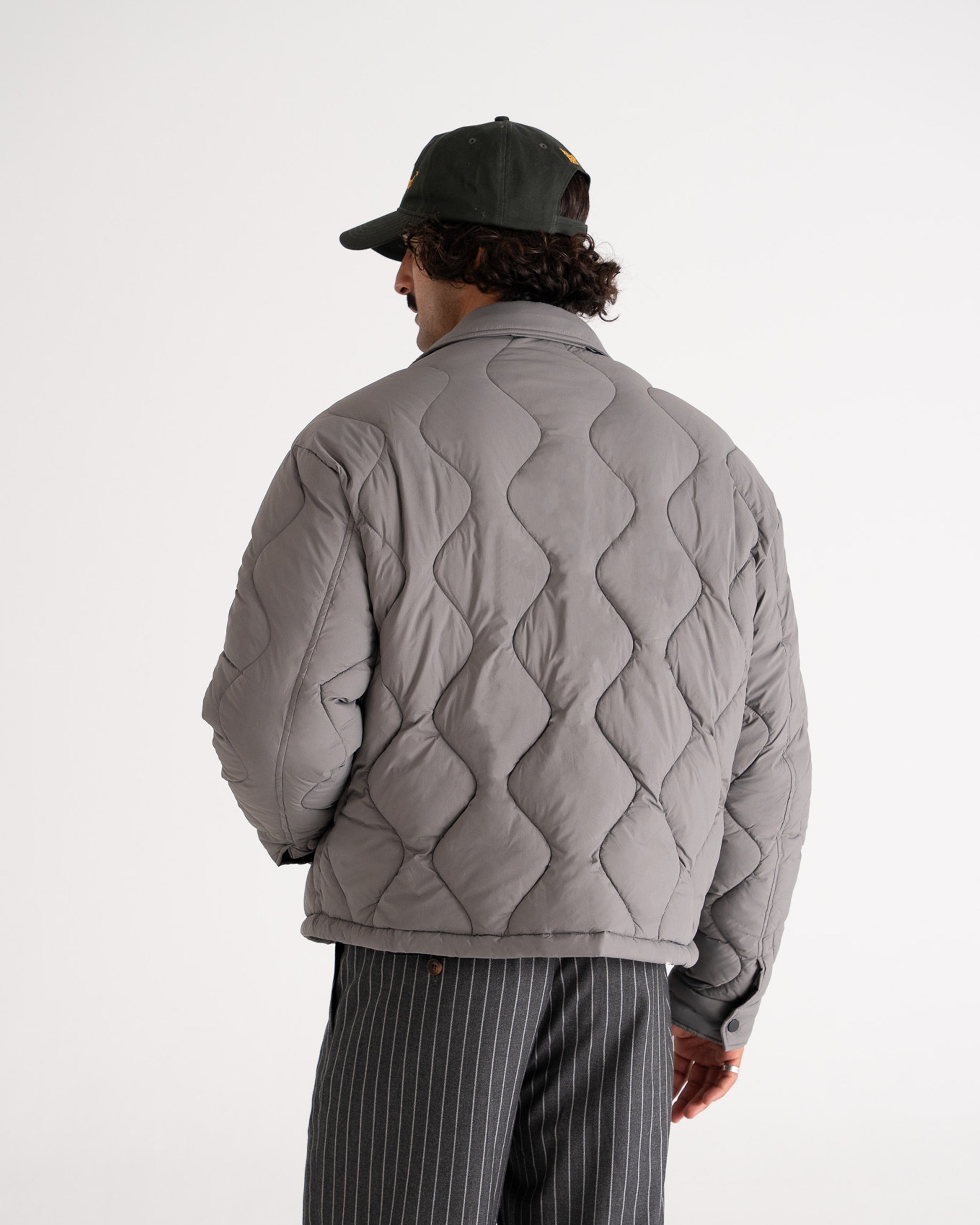 Ranger Quilted  Jacket Light Grey