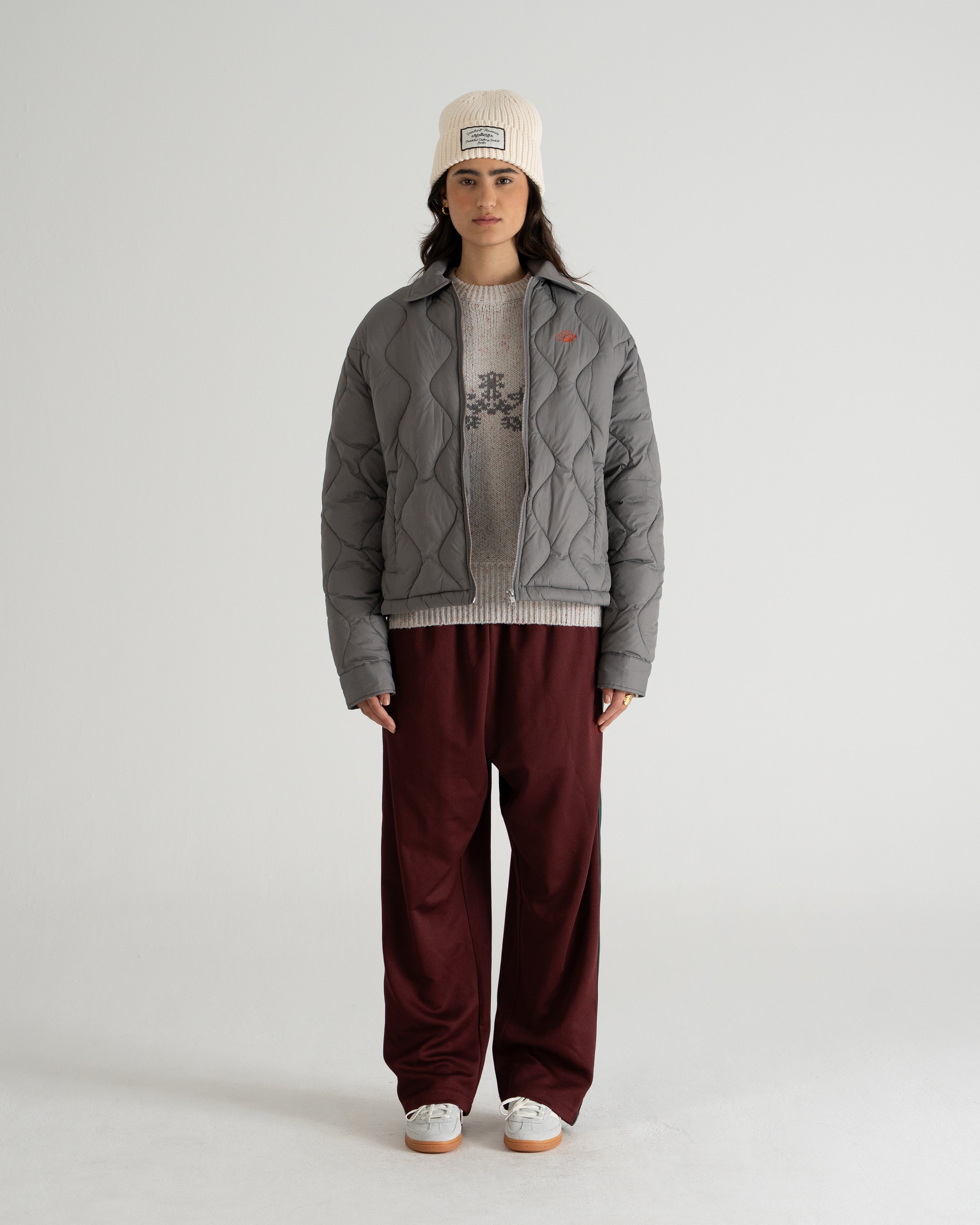 Ranger Quilted  Jacket Light Grey
