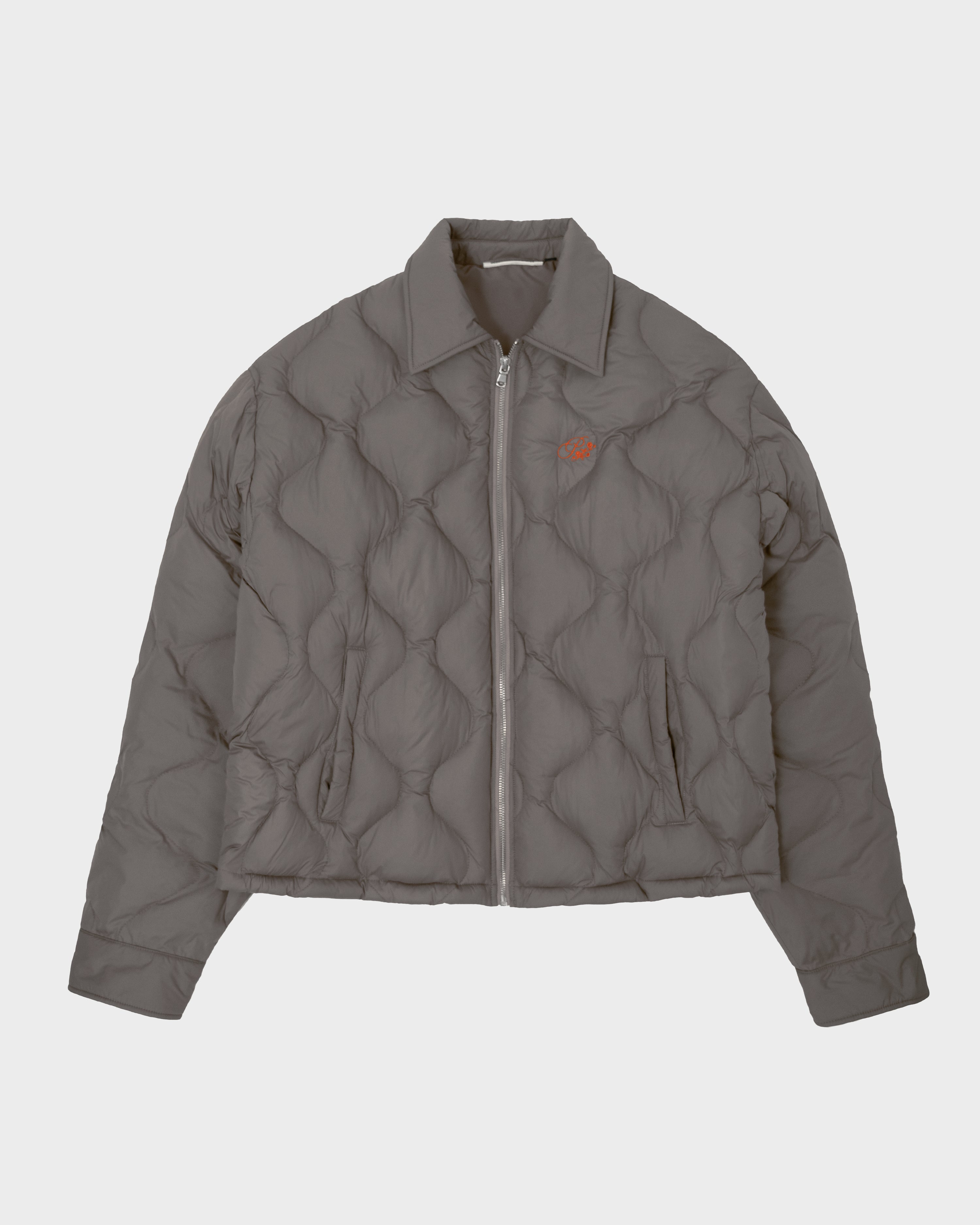 Ranger Quilted  Jacket Light Grey