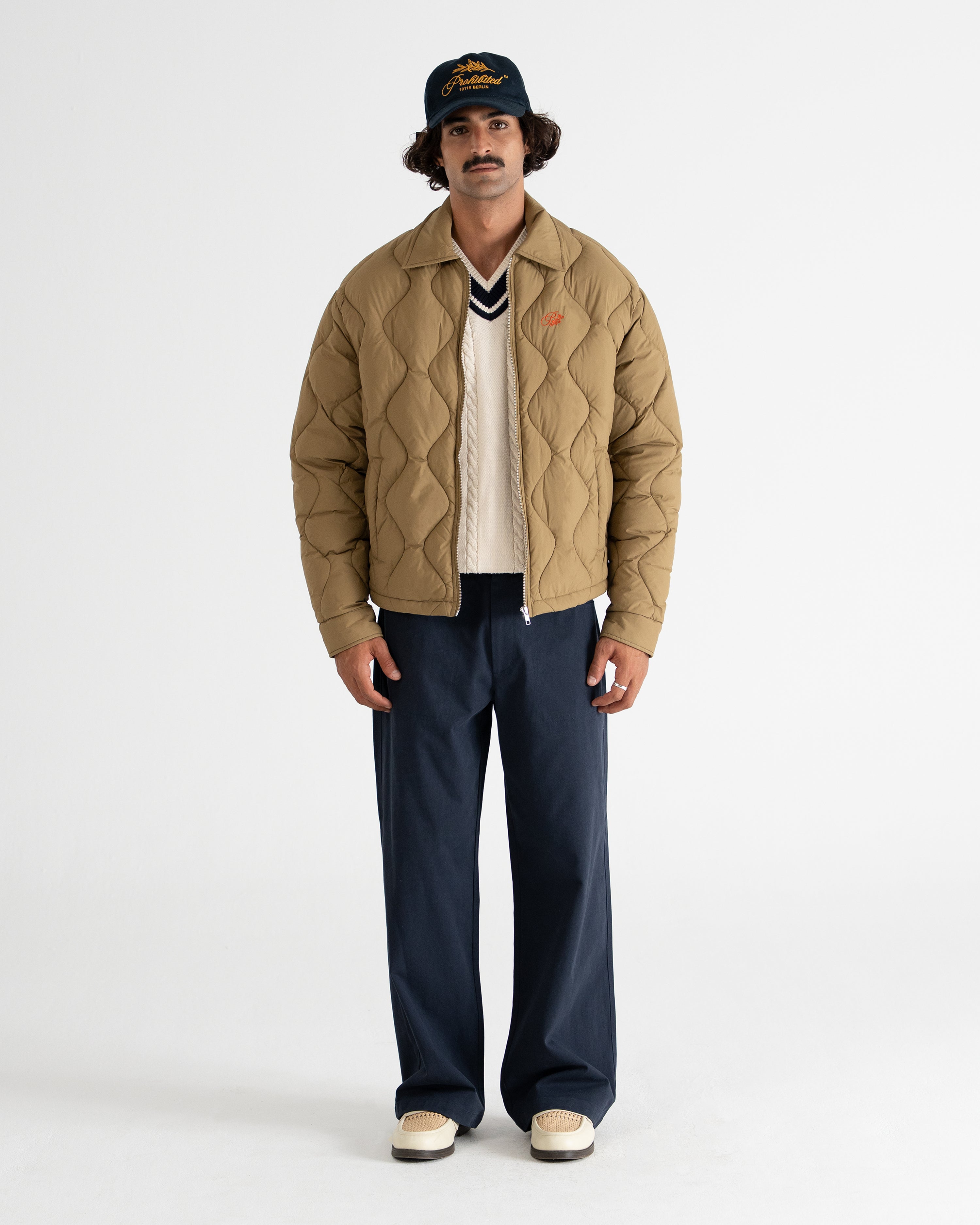 Ranger Quilted Jacket Ocher