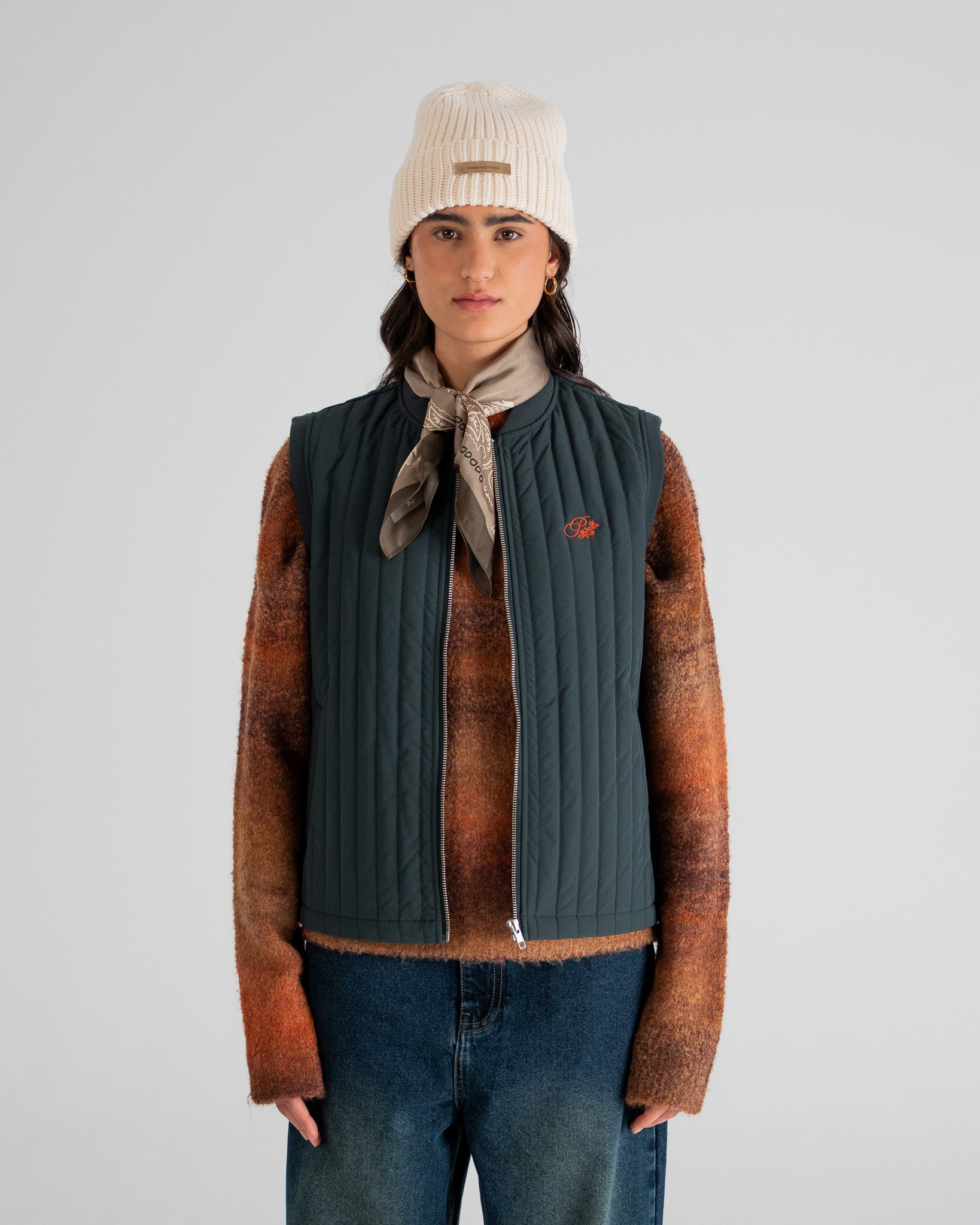 Ranger Quilted Vest Blue